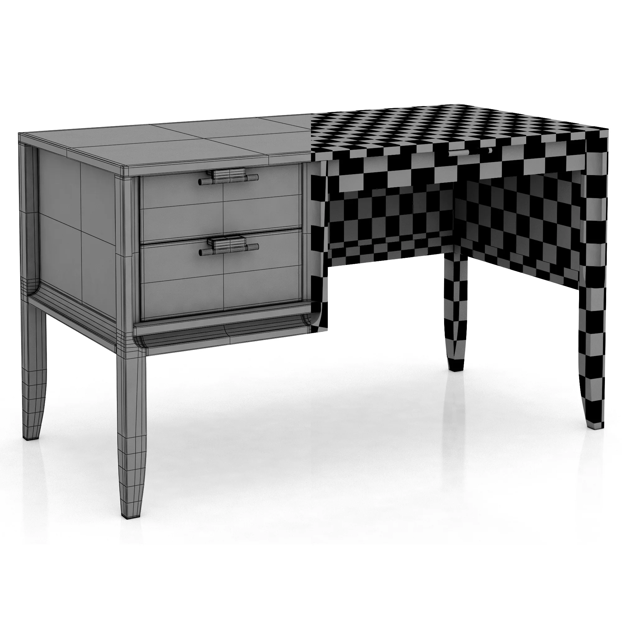 Dantone Home City Desk Small — 3D model preview 11