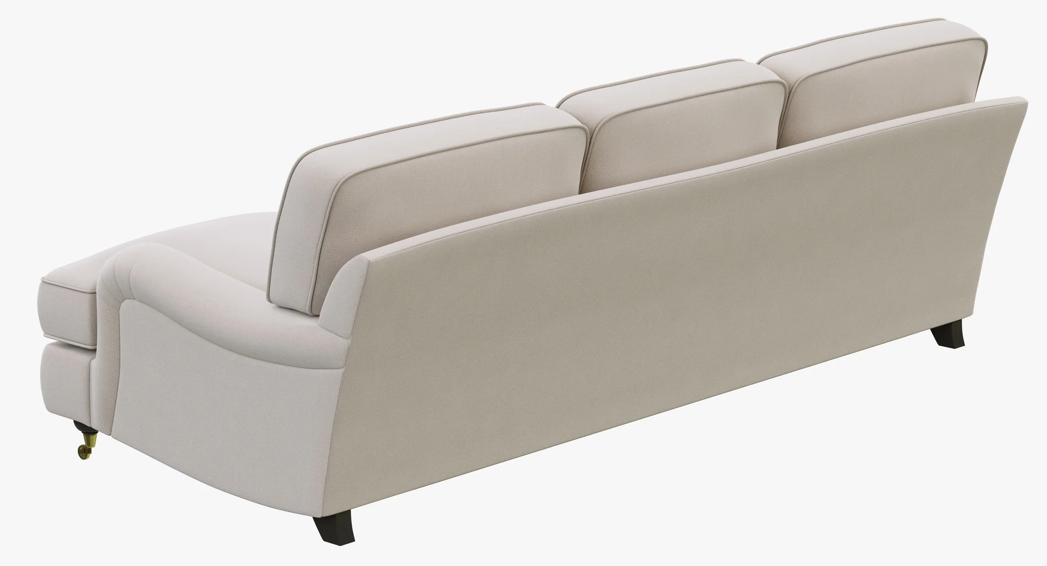Restoration Hardware English Roll Arm Upholstered Sofa — 3D model preview 6