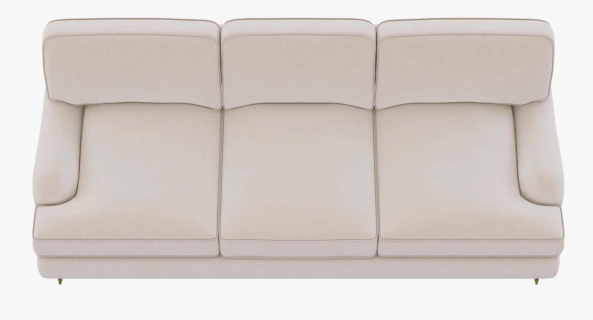 Restoration Hardware English Roll Arm Upholstered Sofa — 3D model preview 10
