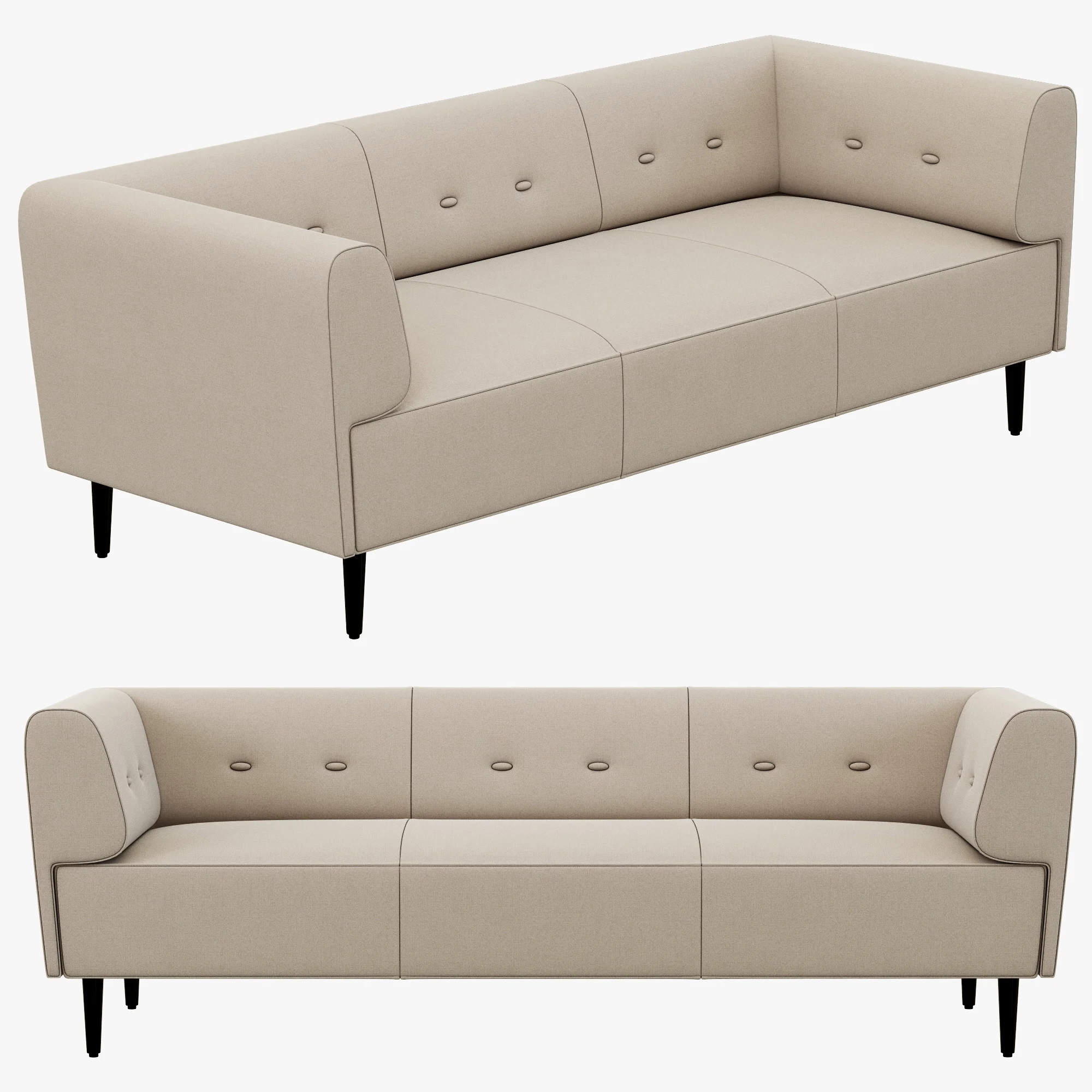 BoConcept Philly Sofa — 3D model preview 5
