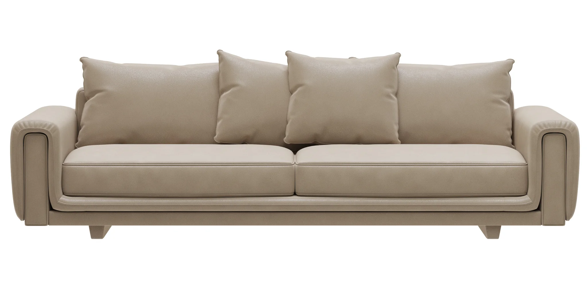 Roche Bobois UNDERLINE 4 Seat Sofa — 3D model preview 8