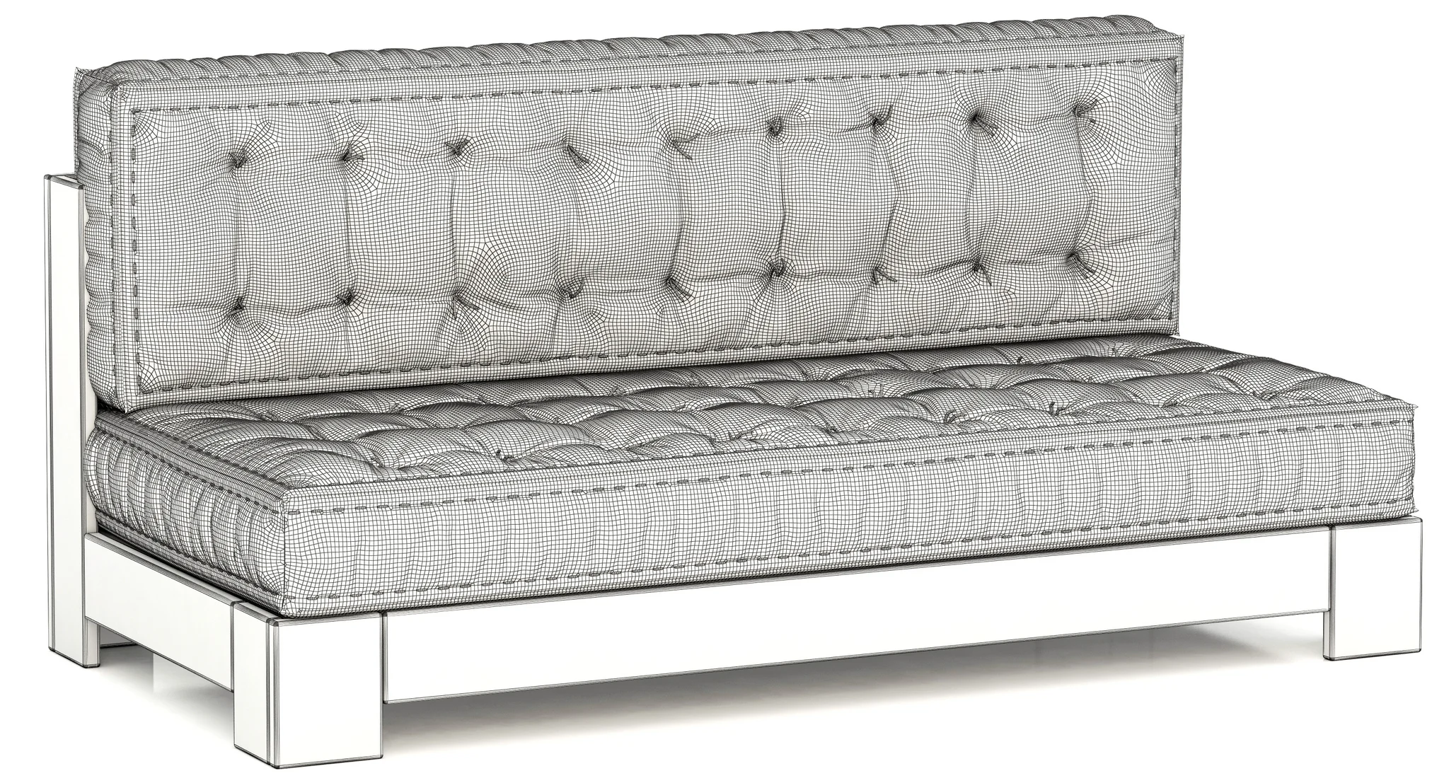 RH Teen Callum Loveseat — 3D model preview 3