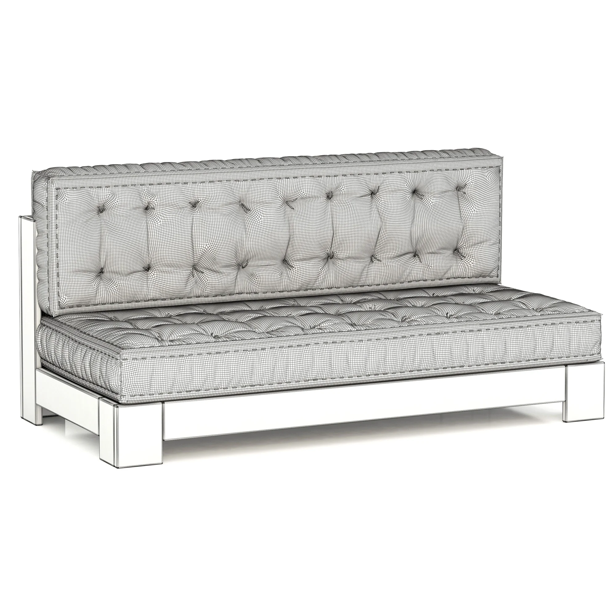 RH Teen Callum Loveseat — 3D model preview 4