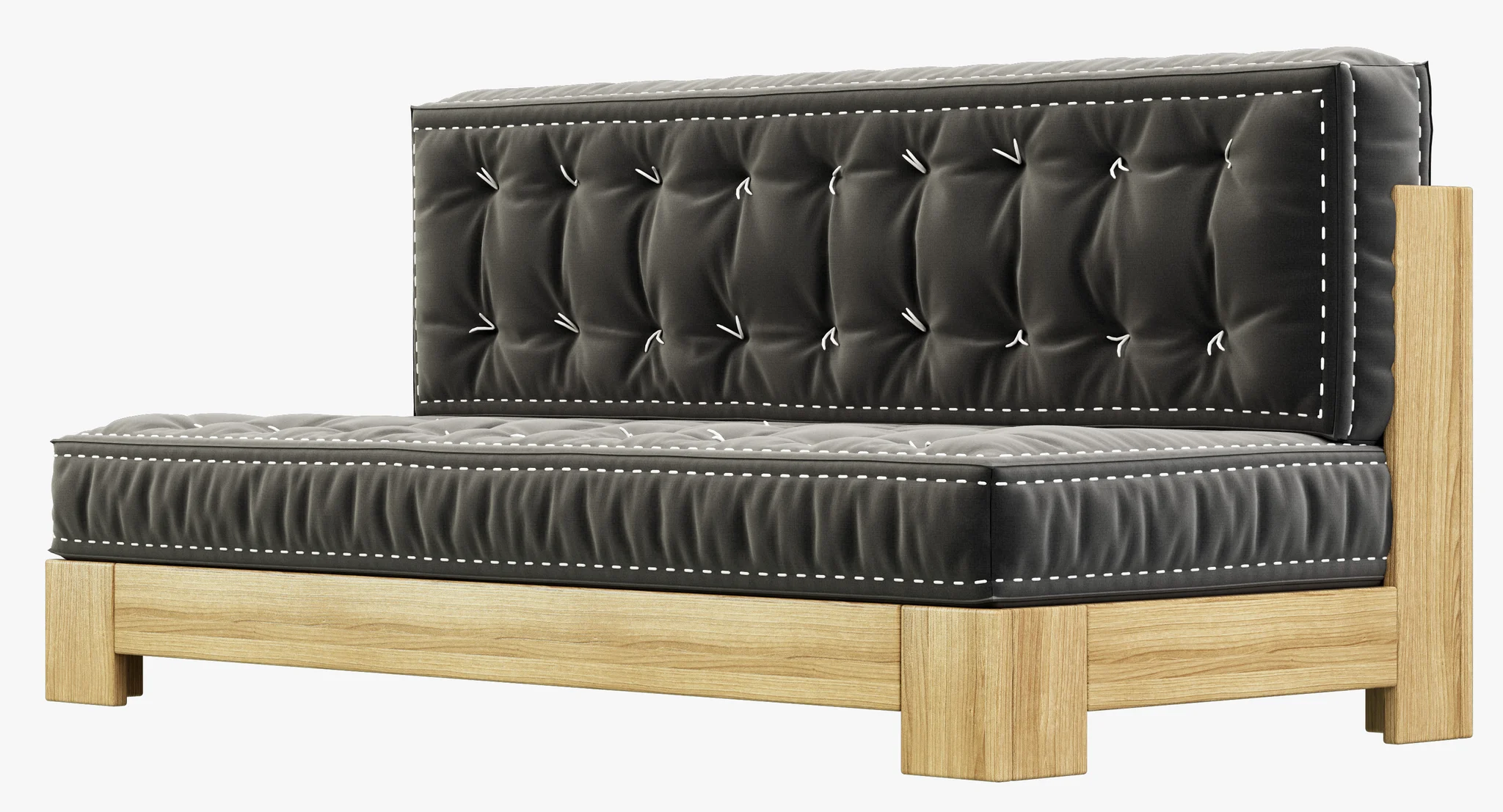 RH Teen Callum Loveseat — 3D model preview 9