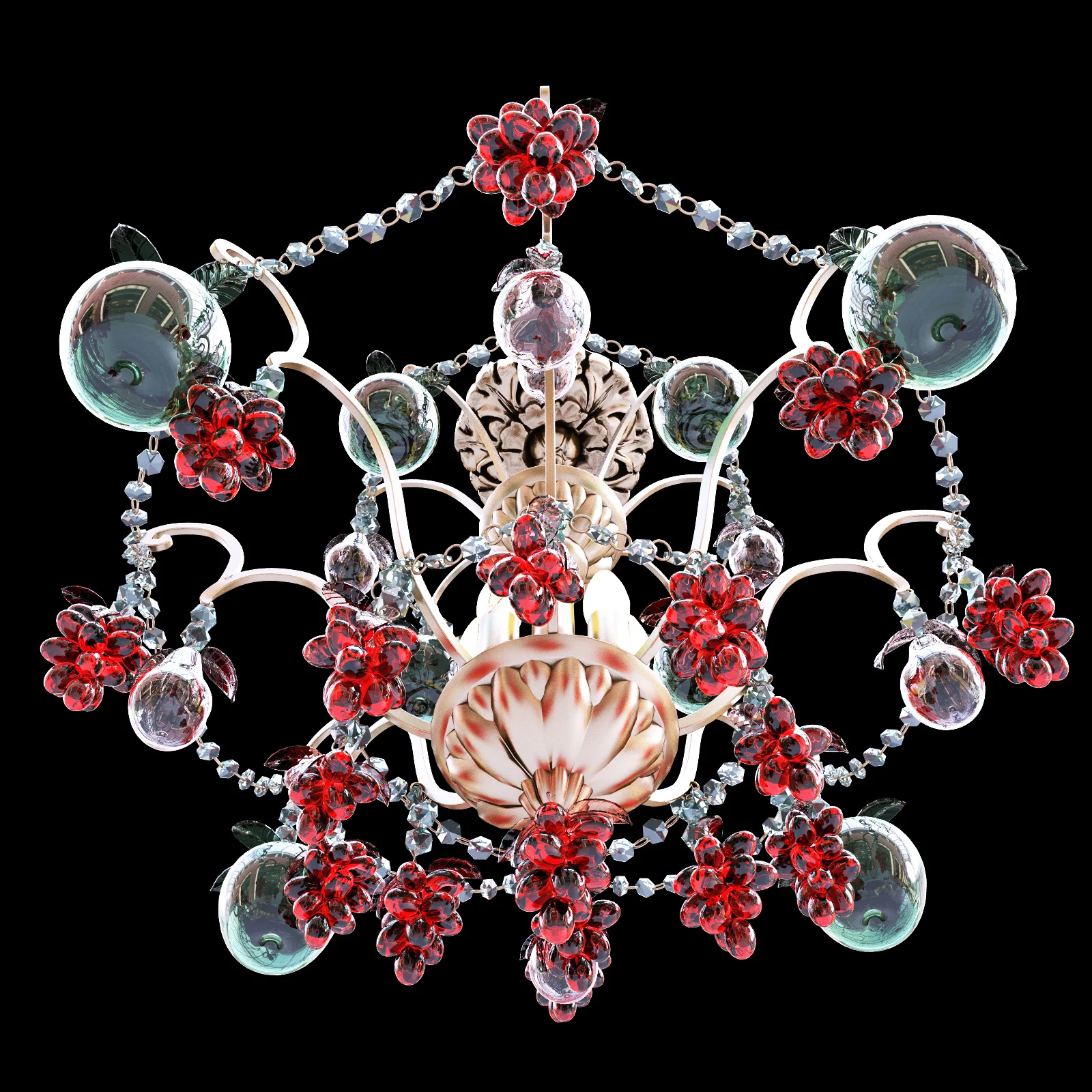 Classic Chandelier — 3D model preview 2