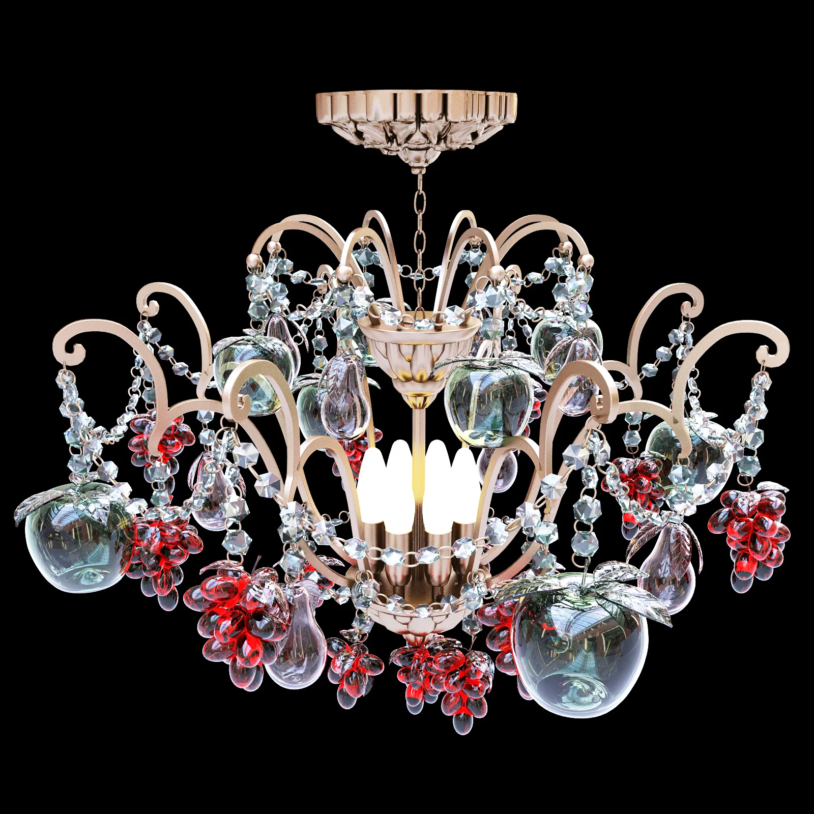 Classic Chandelier — 3D model preview 3