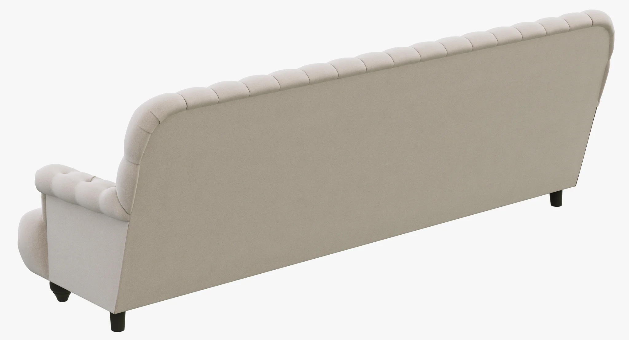 Restoration Hardware 1860 Napoleonic Tufted Upholstered Sofa — 3D model preview 6
