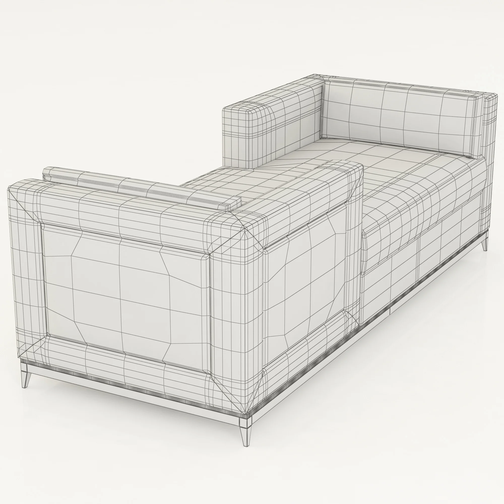 Raconteur Sofa — 3D model preview 6