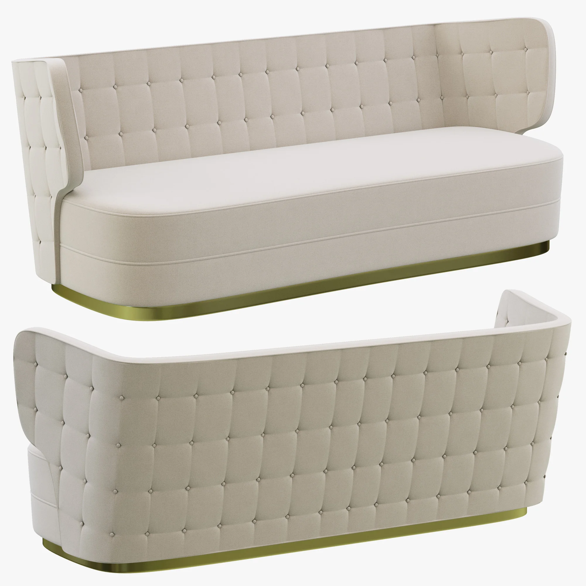 Brabbu George Sofa — 3D model preview 2