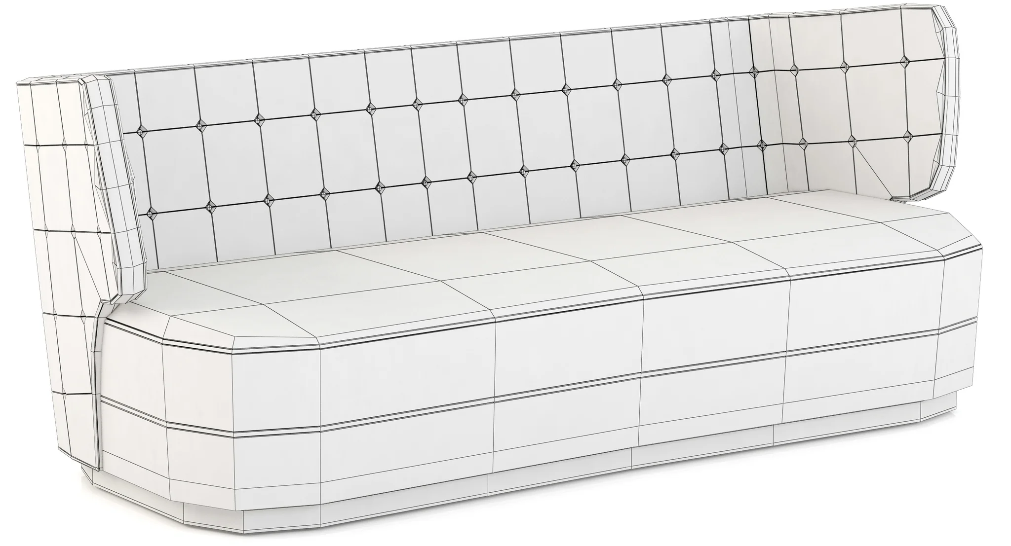Brabbu George Sofa — 3D model preview 4