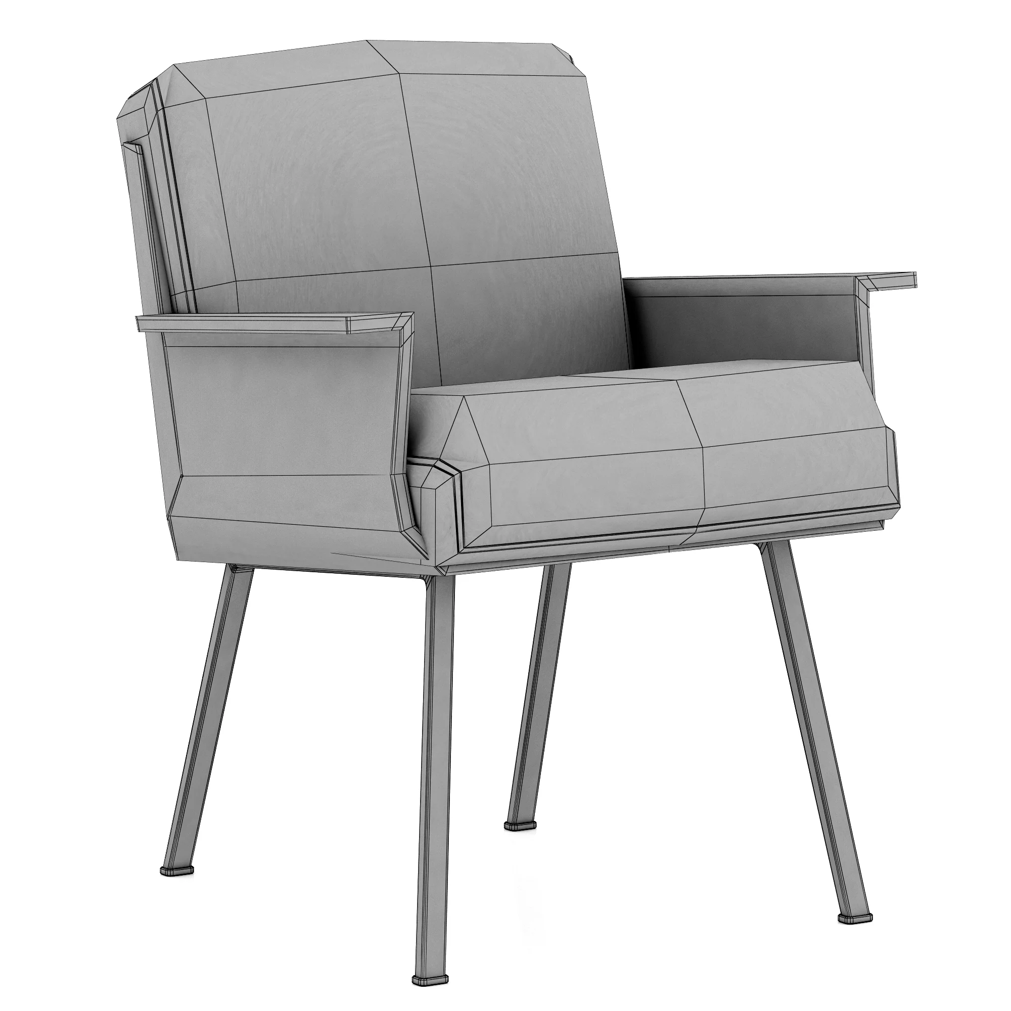 Minotti Daiki Outdoor — 3D model preview 7