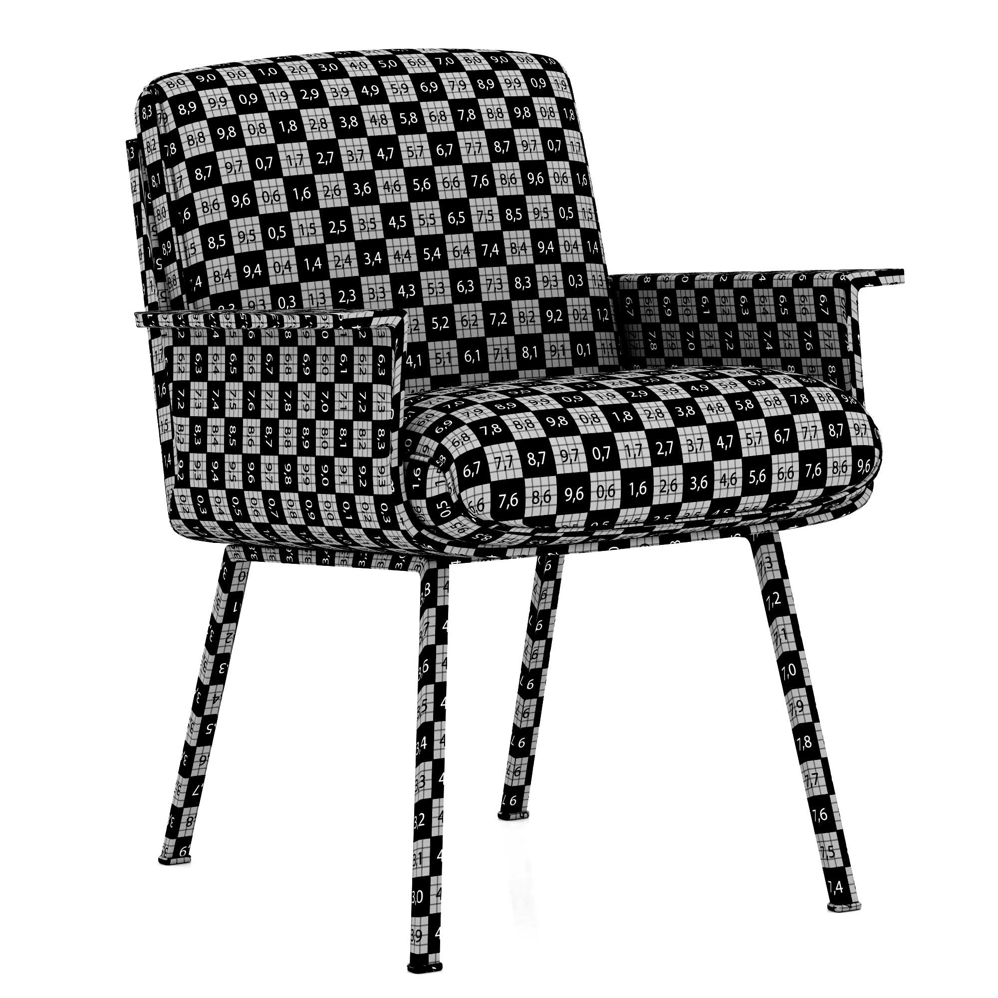 Minotti Daiki Outdoor — 3D model preview 9