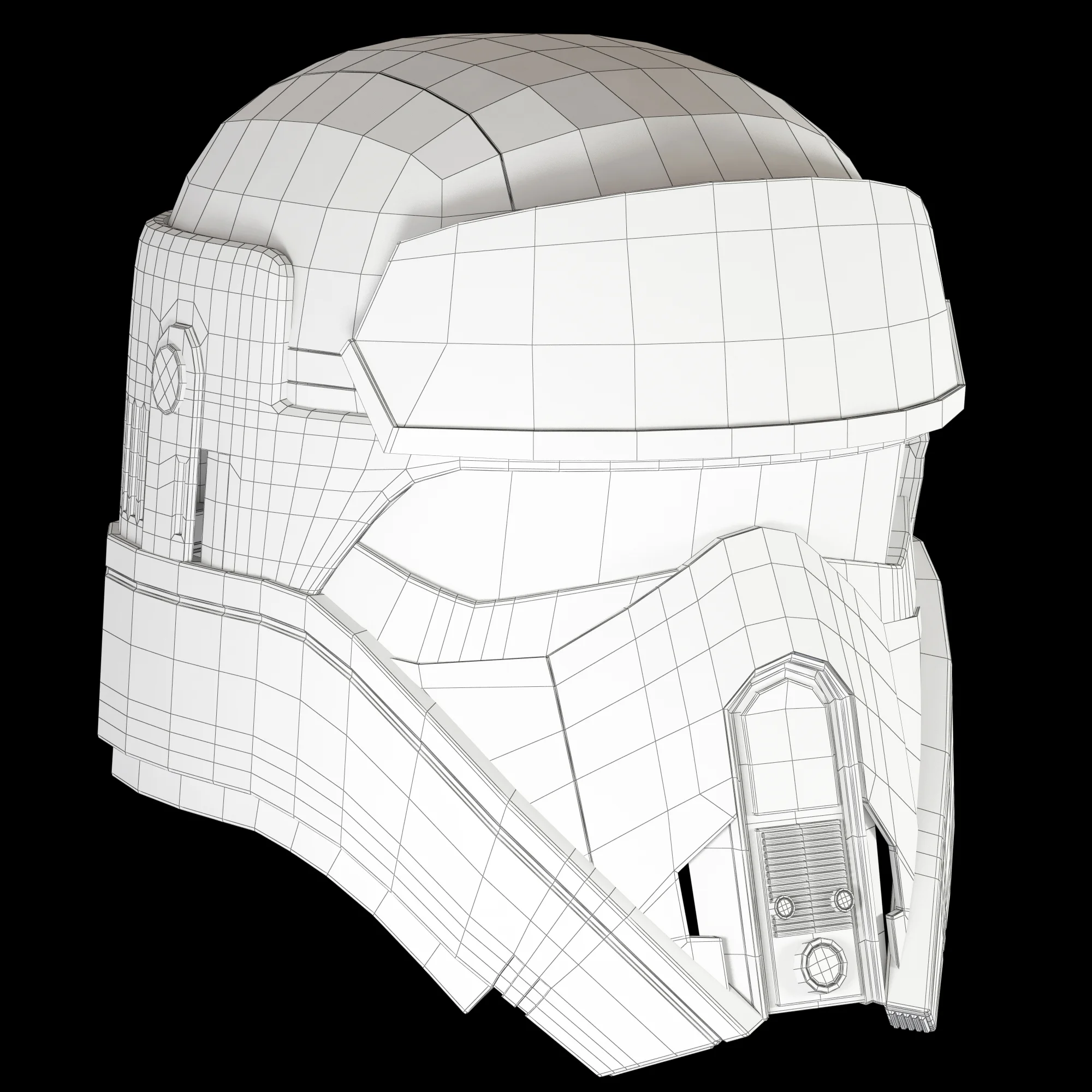 Shoretrooper Helmet — 3D model preview 11