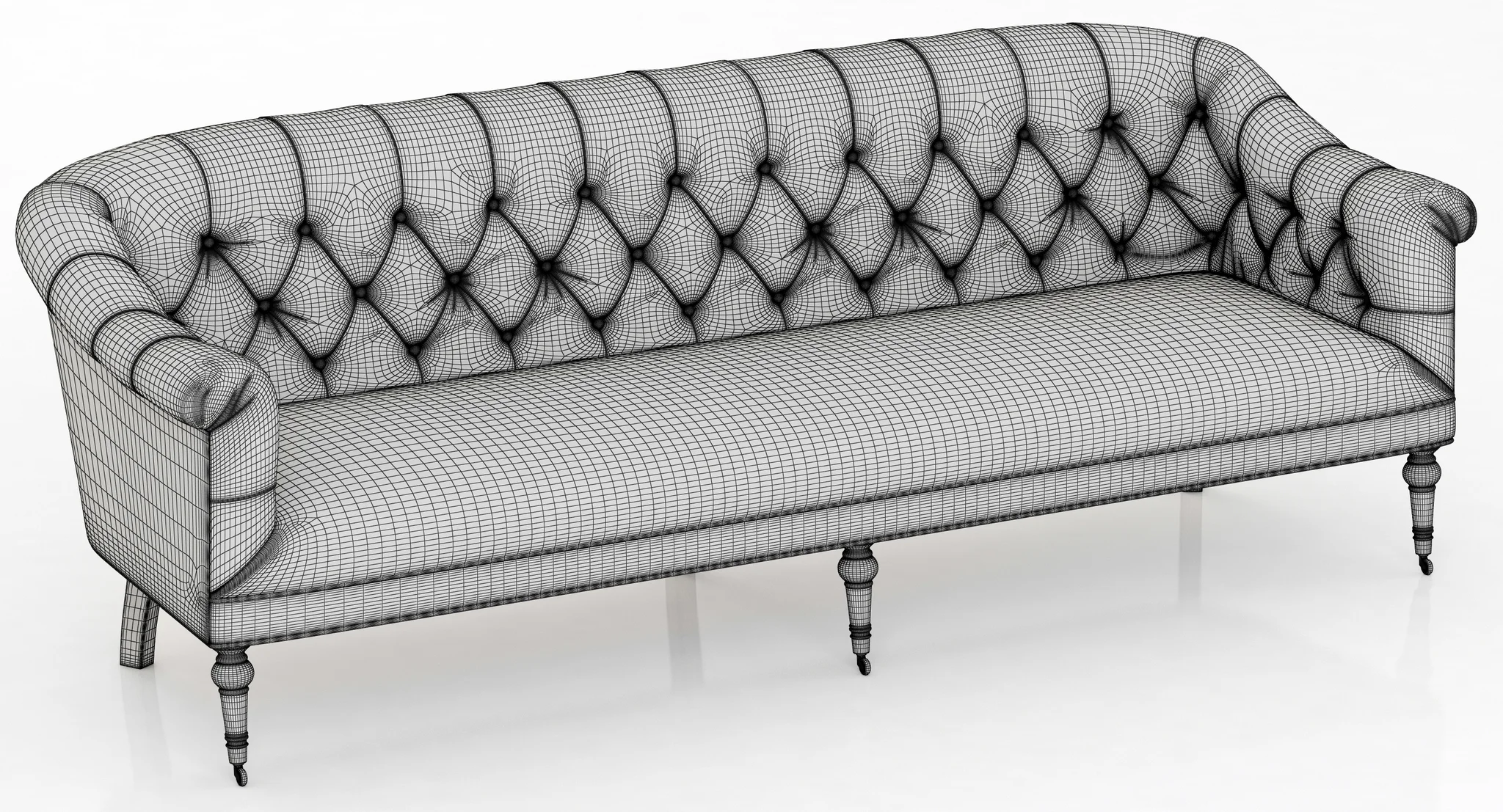 Eichholtz Sofa Bentley — 3D model preview 5