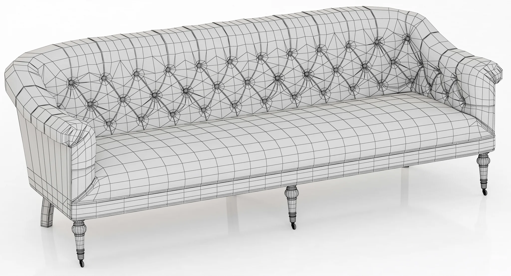 Eichholtz Sofa Bentley — 3D model preview 6