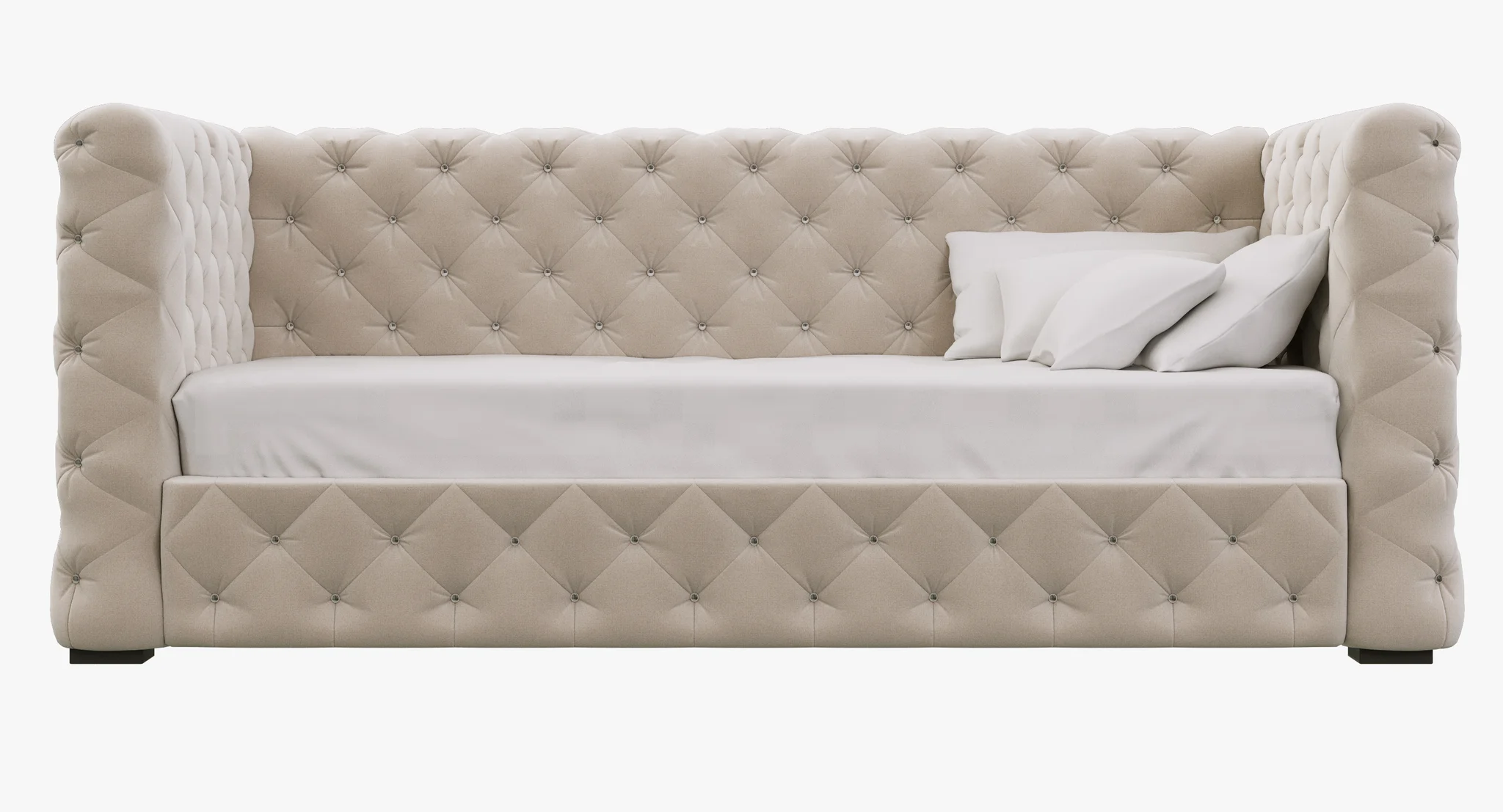 Restoration Hardware Tribeca Tufted Daybed — 3D model preview 11