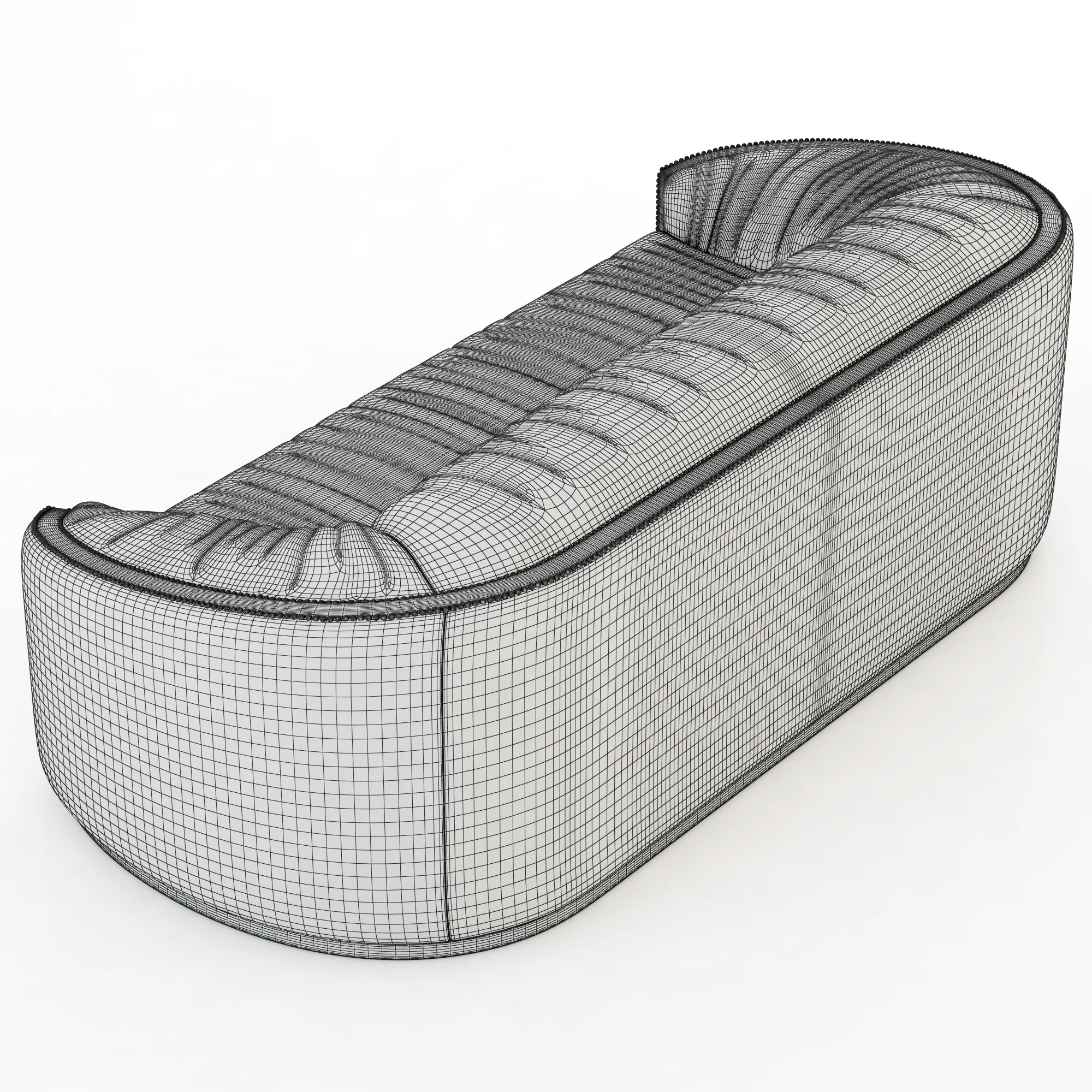 Brabbu Wales Sofa, 3D model preview 1