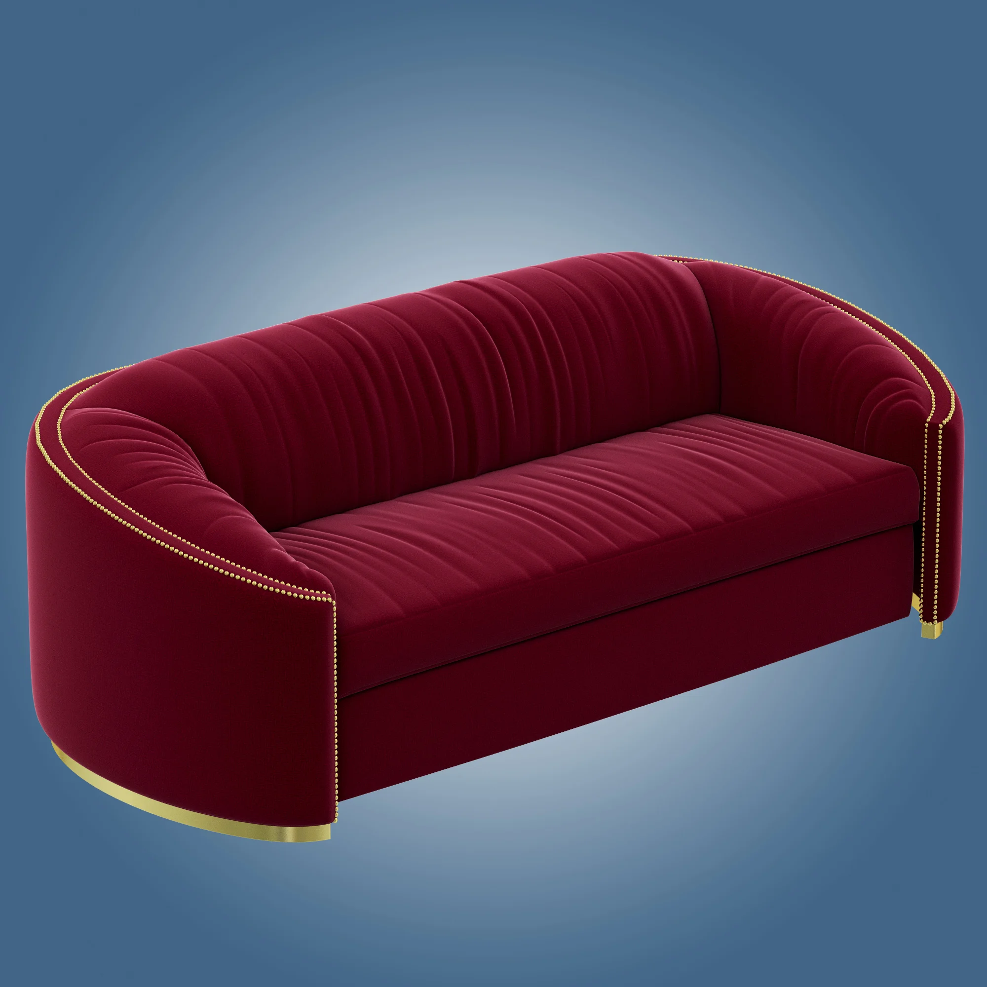 Brabbu Wales Sofa, 3D model preview 4