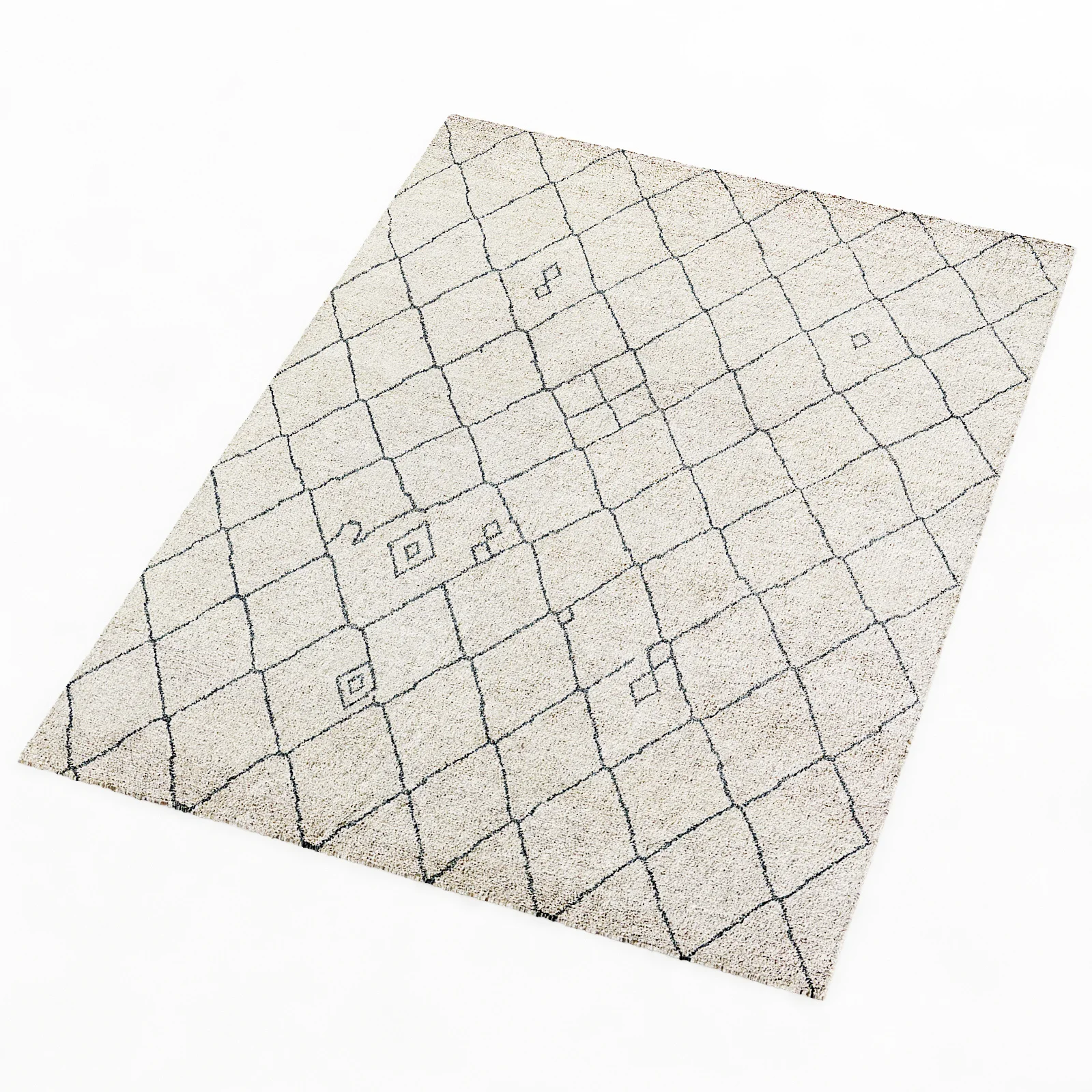 Restoration Hardware Rug — 3D model preview 8
