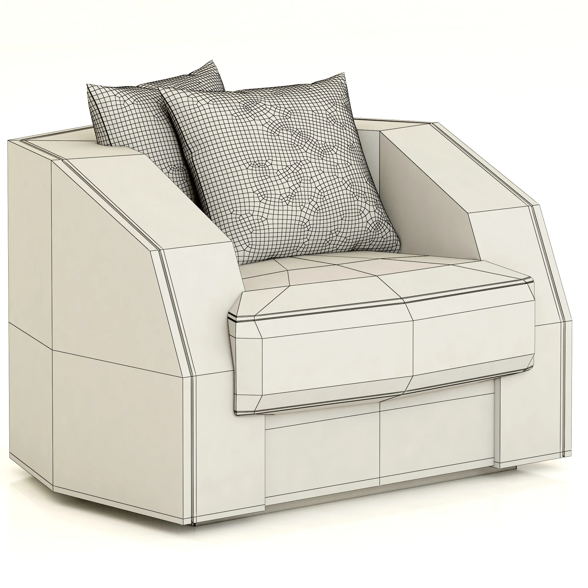 Eichholtz Chair Les Palmiers — 3D model preview 3