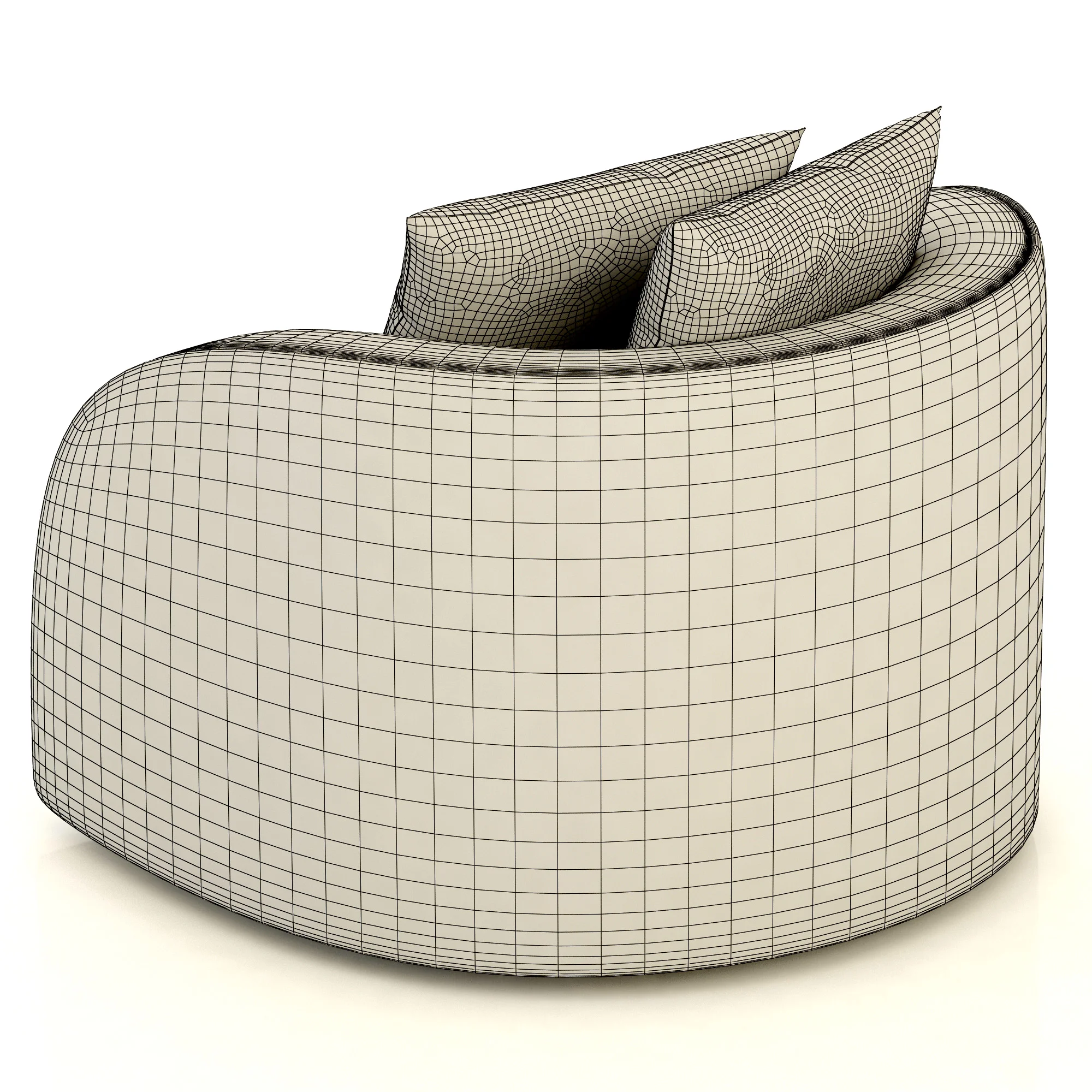 Eichholtz Chair Les Palmiers — 3D model preview 7