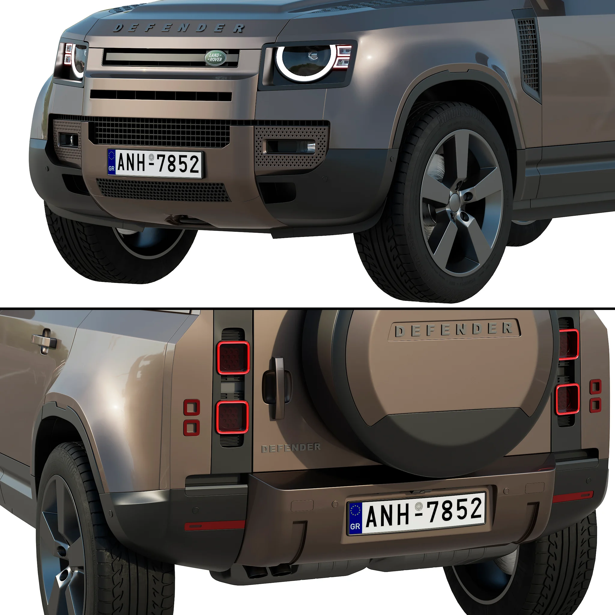 Land Rover Defender, 3D model preview 4