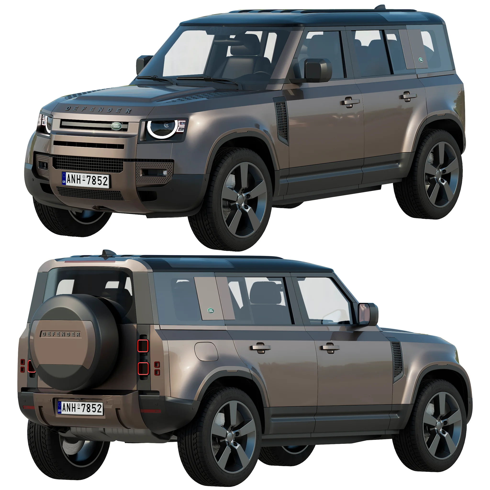 Land Rover Defender, 3D model preview 9