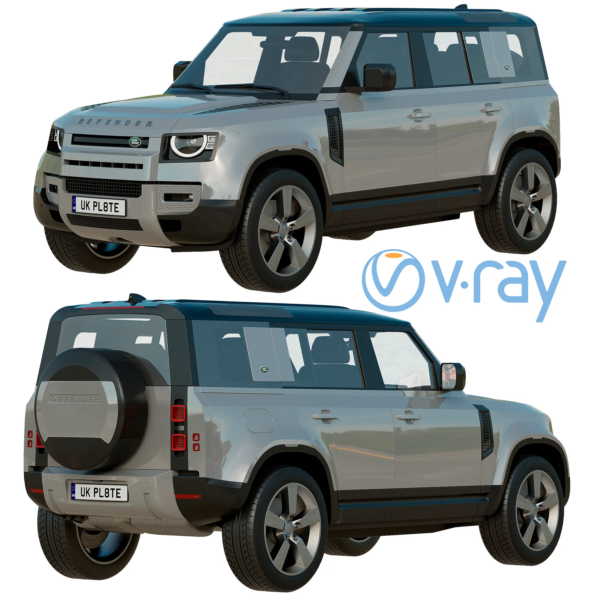 Land Rover Defender, 3D model preview 16