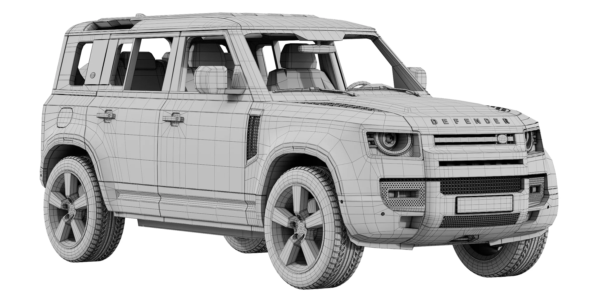 Land Rover Defender, 3D model preview 20