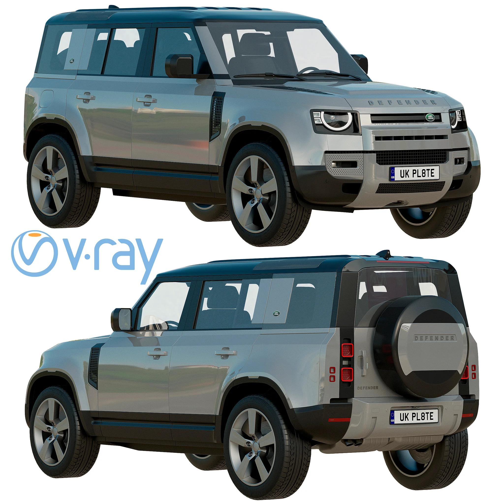Land Rover Defender, 3D model preview 24
