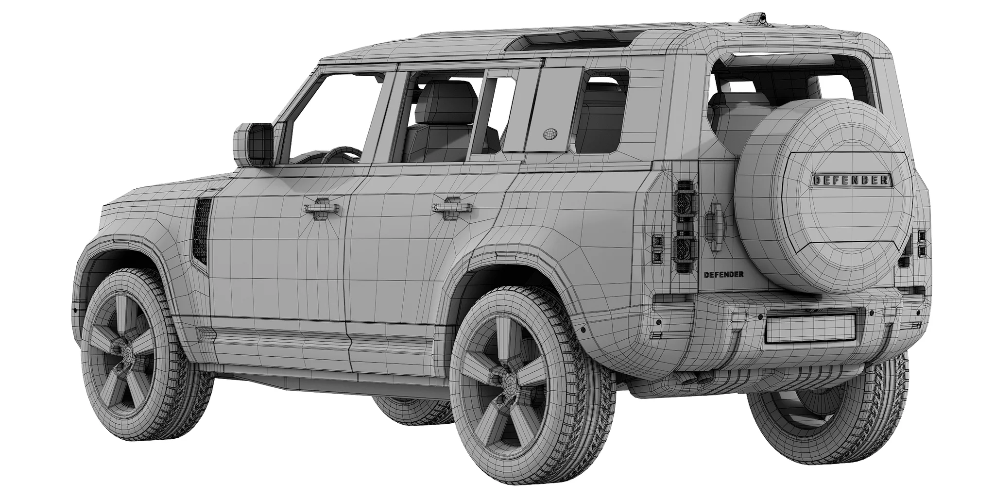 Land Rover Defender, 3D model preview 26