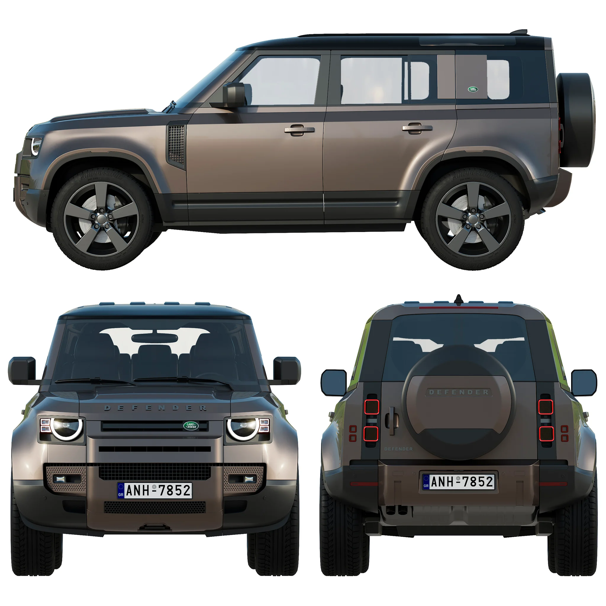 Land Rover Defender, 3D model preview 32