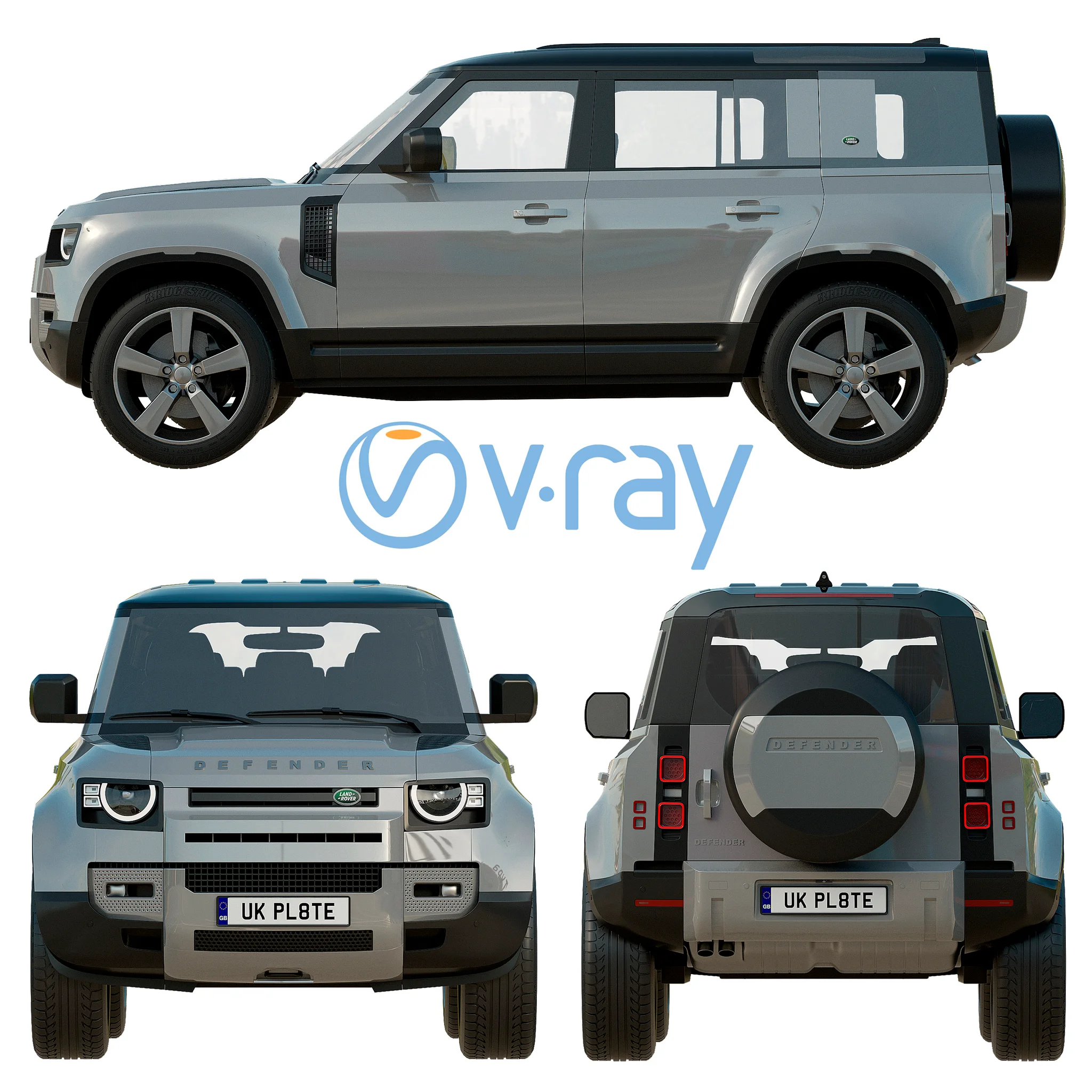Land Rover Defender, 3D model preview 35