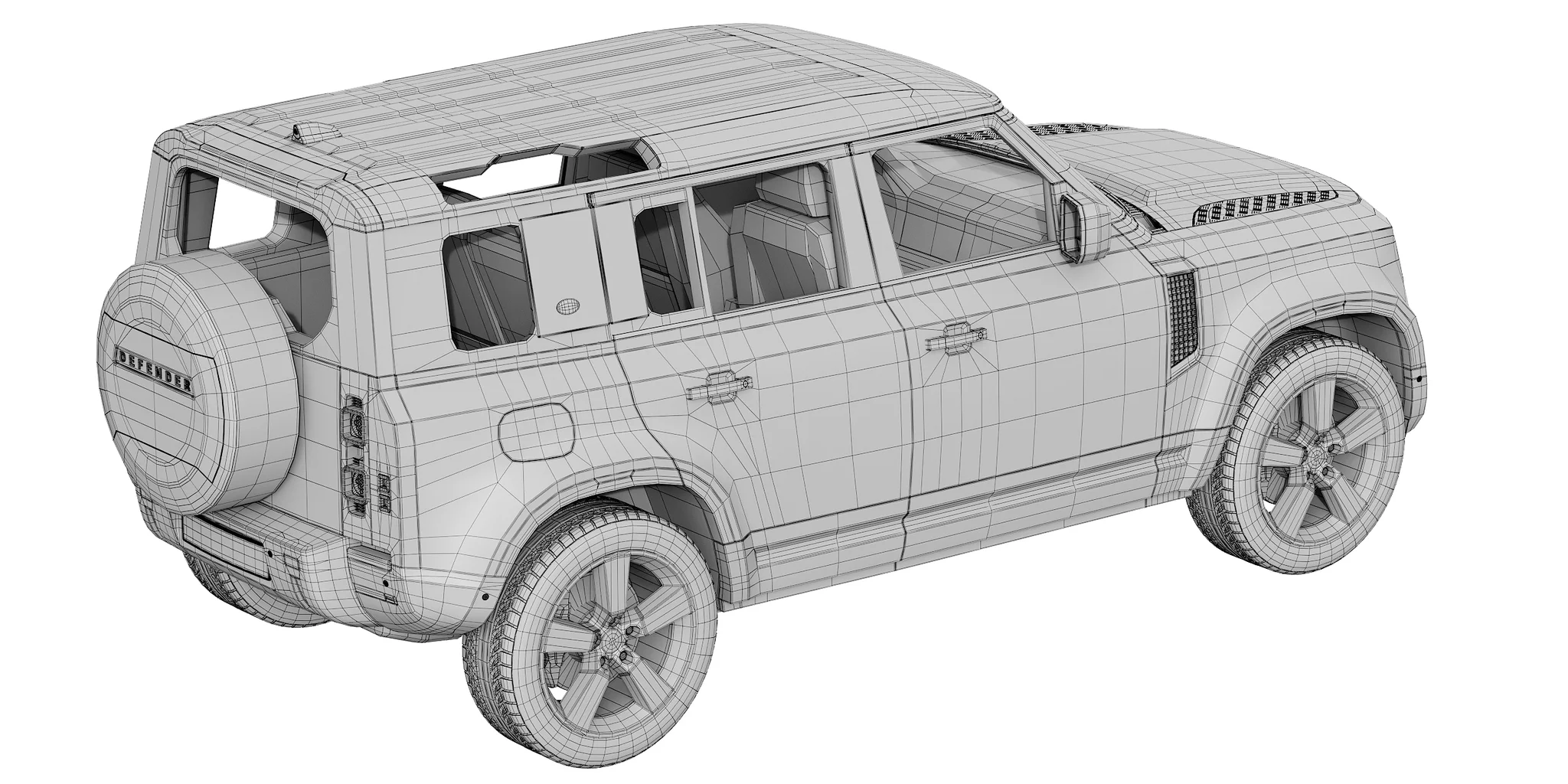 Land Rover Defender, 3D model preview 40