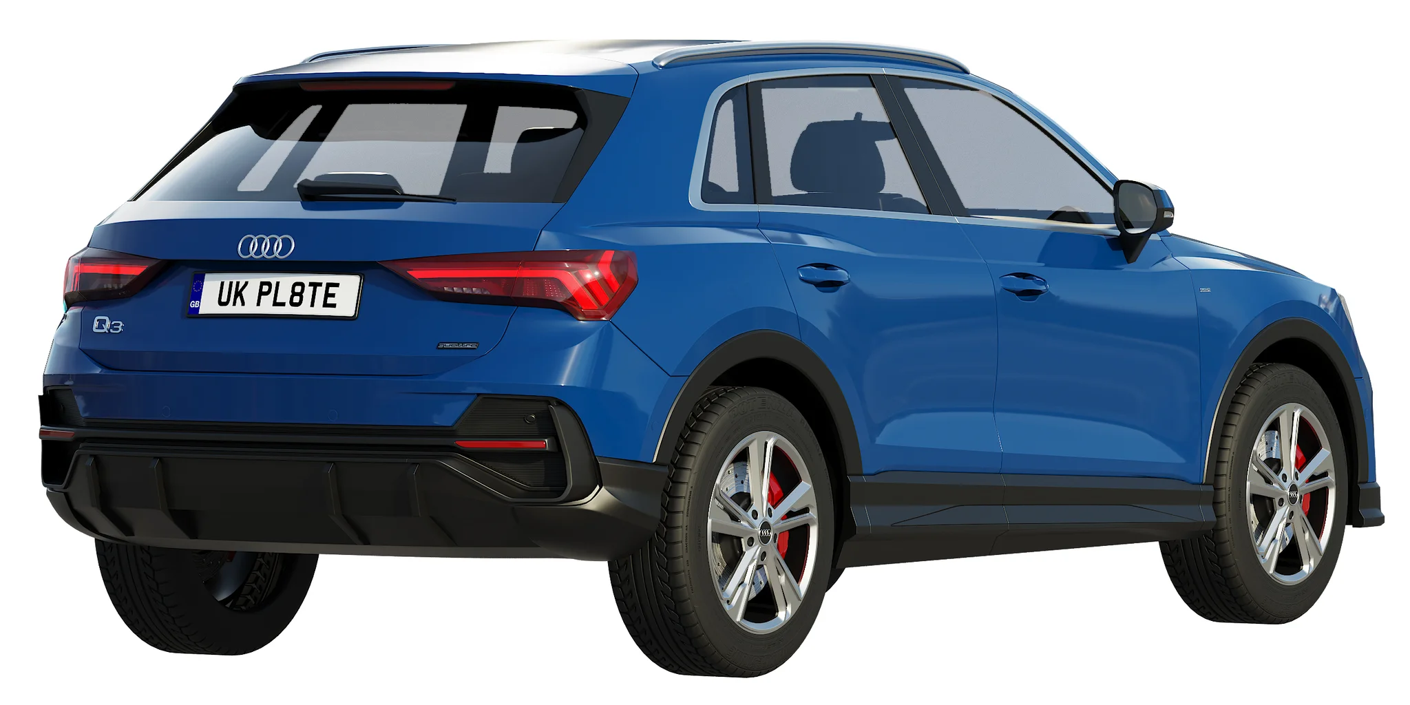 Audi Q3 2020, 3D model preview 5