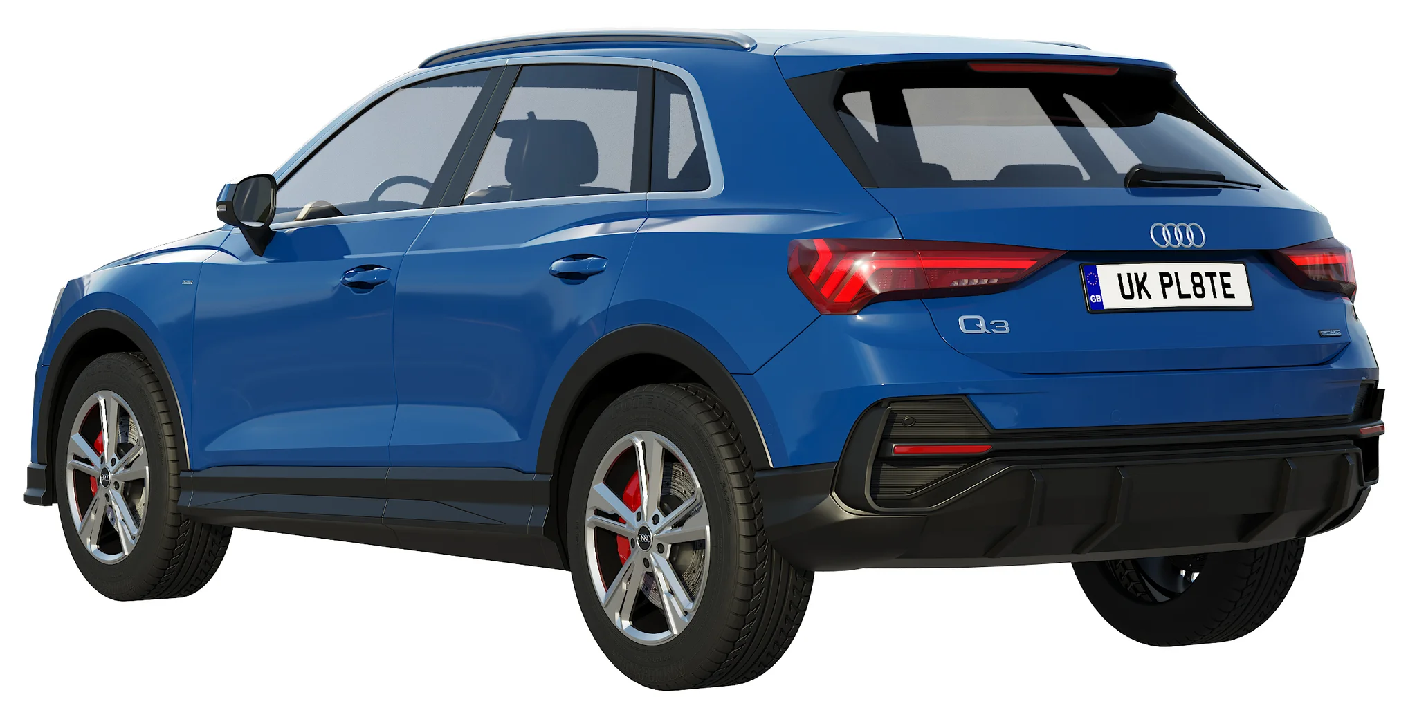 Audi Q3 2020, 3D model preview 15