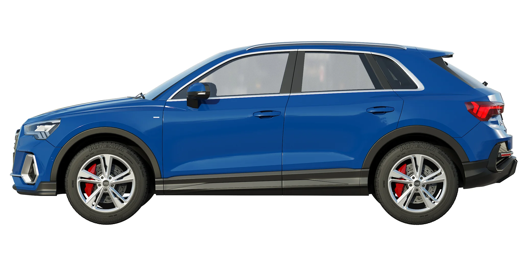 Audi Q3 2020, 3D model preview 19