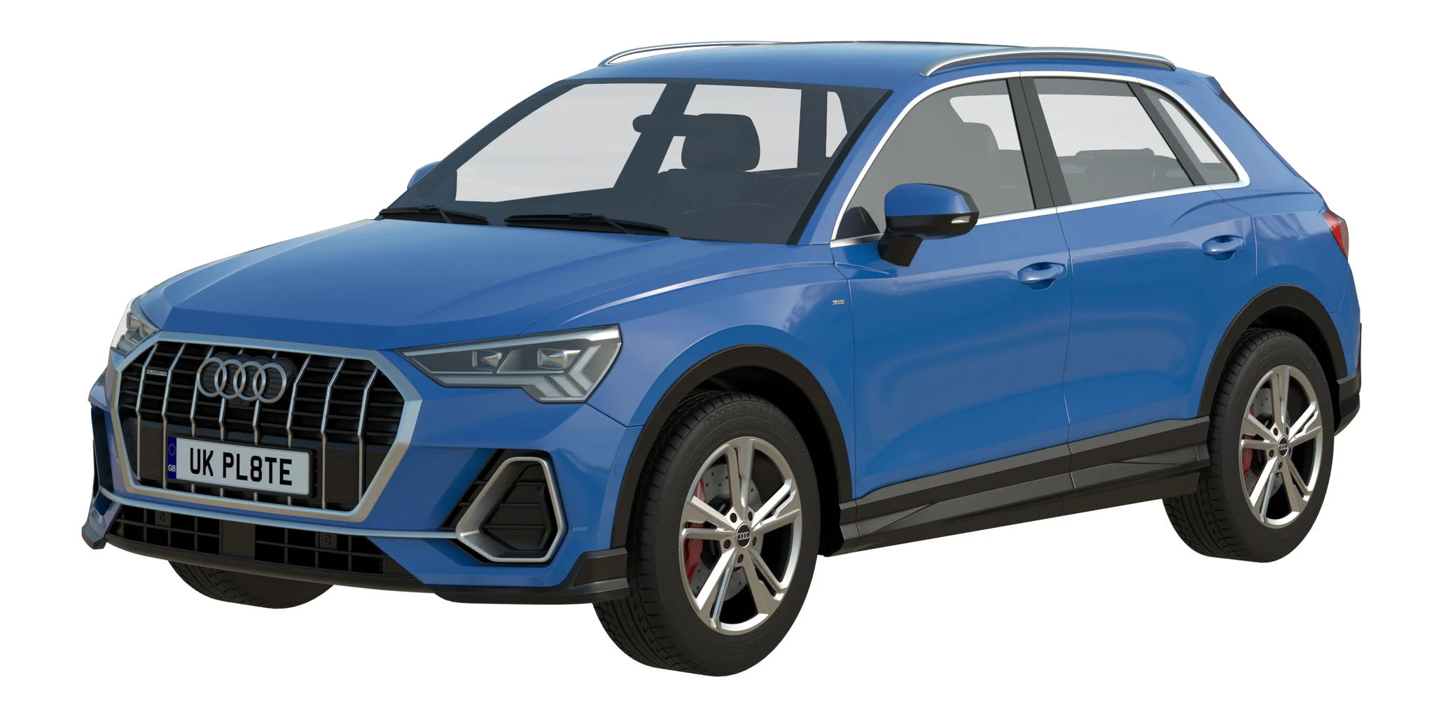 Audi Q3 2020, 3D model preview 25