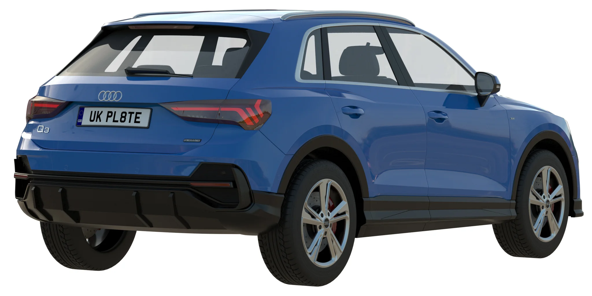 Audi Q3 2020, 3D model preview 29