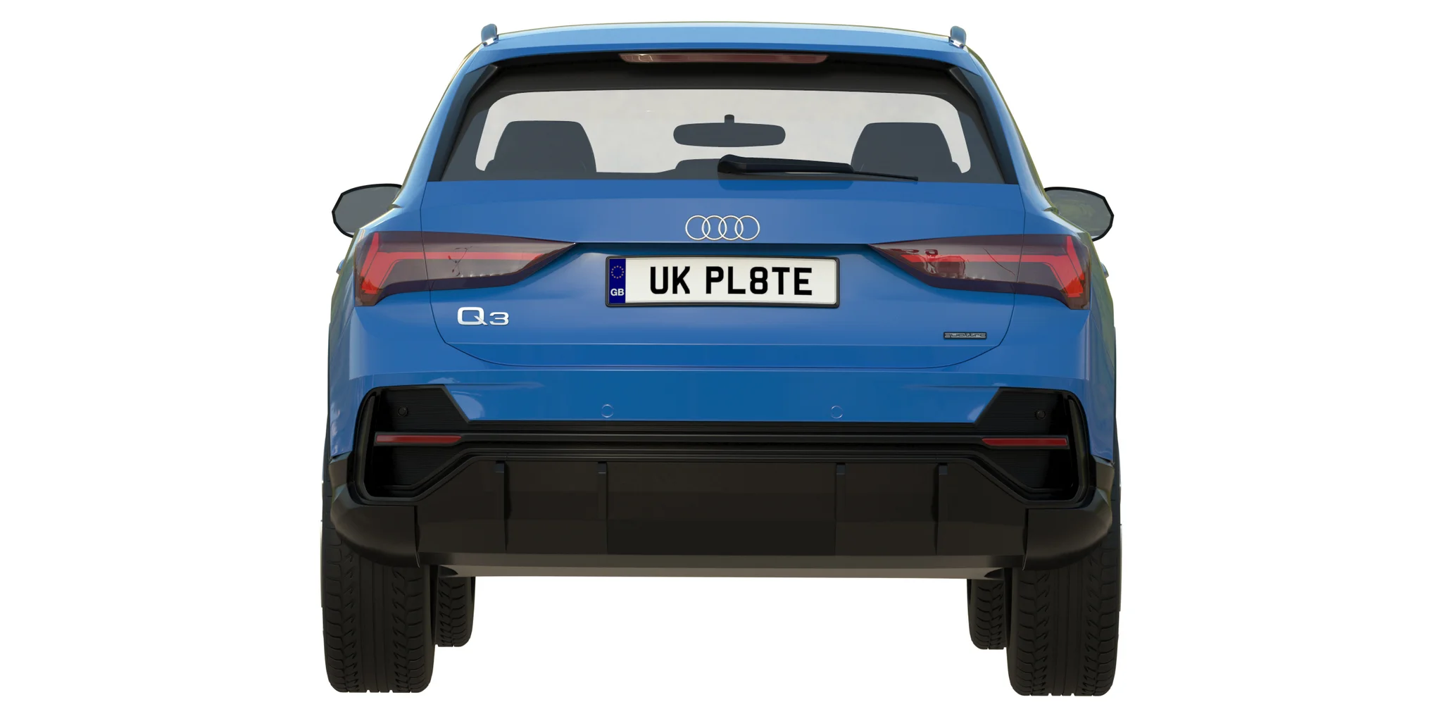 Audi Q3 2020, 3D model preview 31