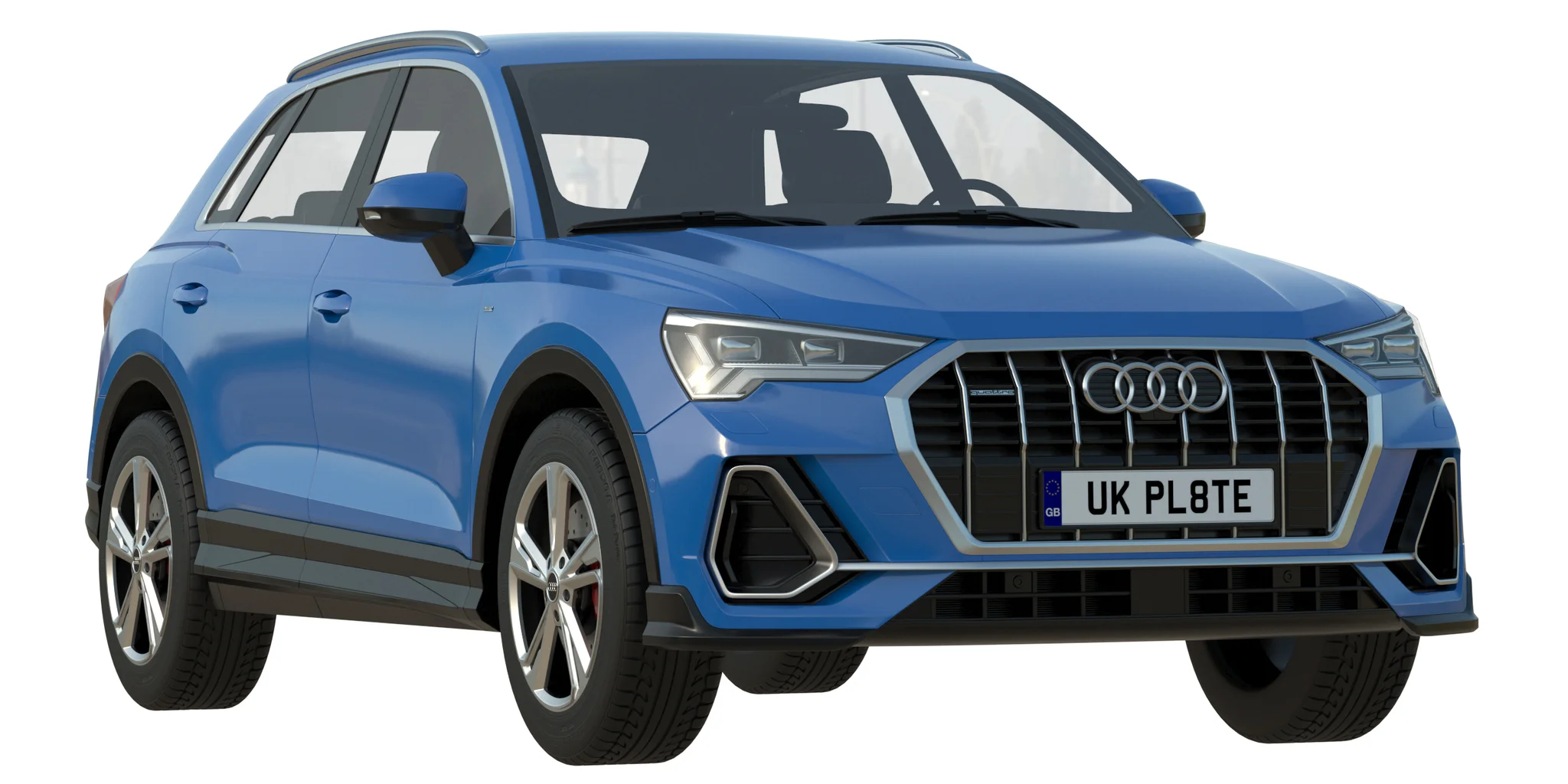 Audi Q3 2020, 3D model preview 32