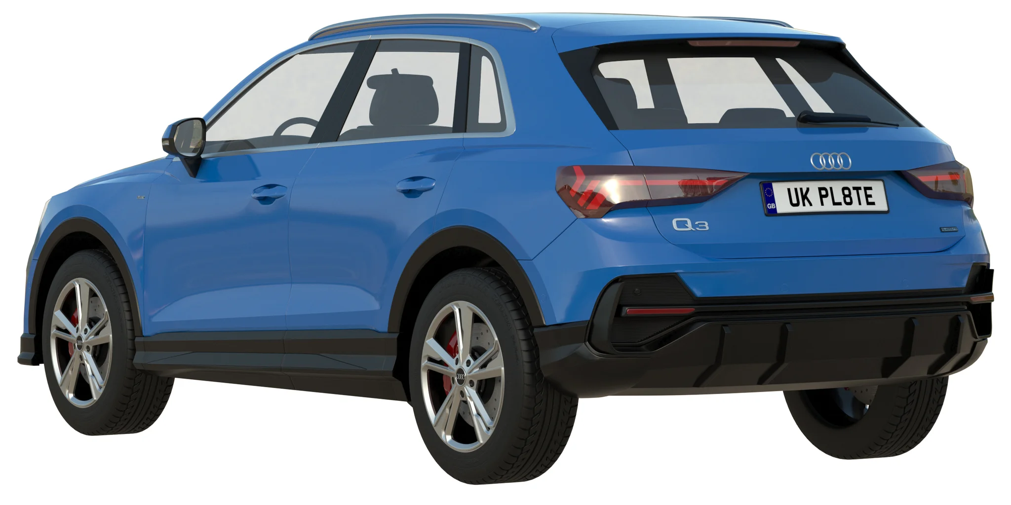Audi Q3 2020, 3D model preview 34