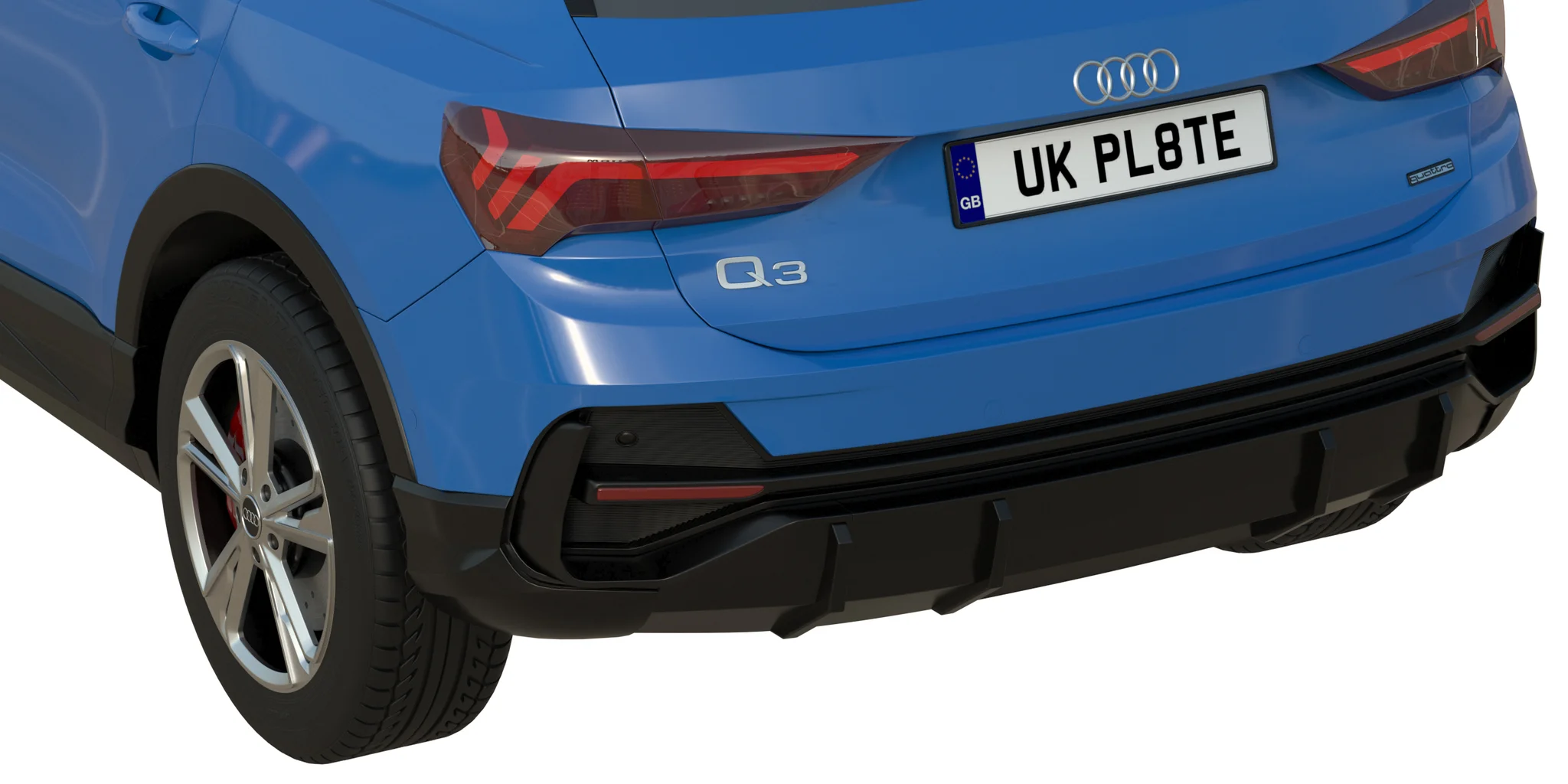 Audi Q3 2020, 3D model preview 35