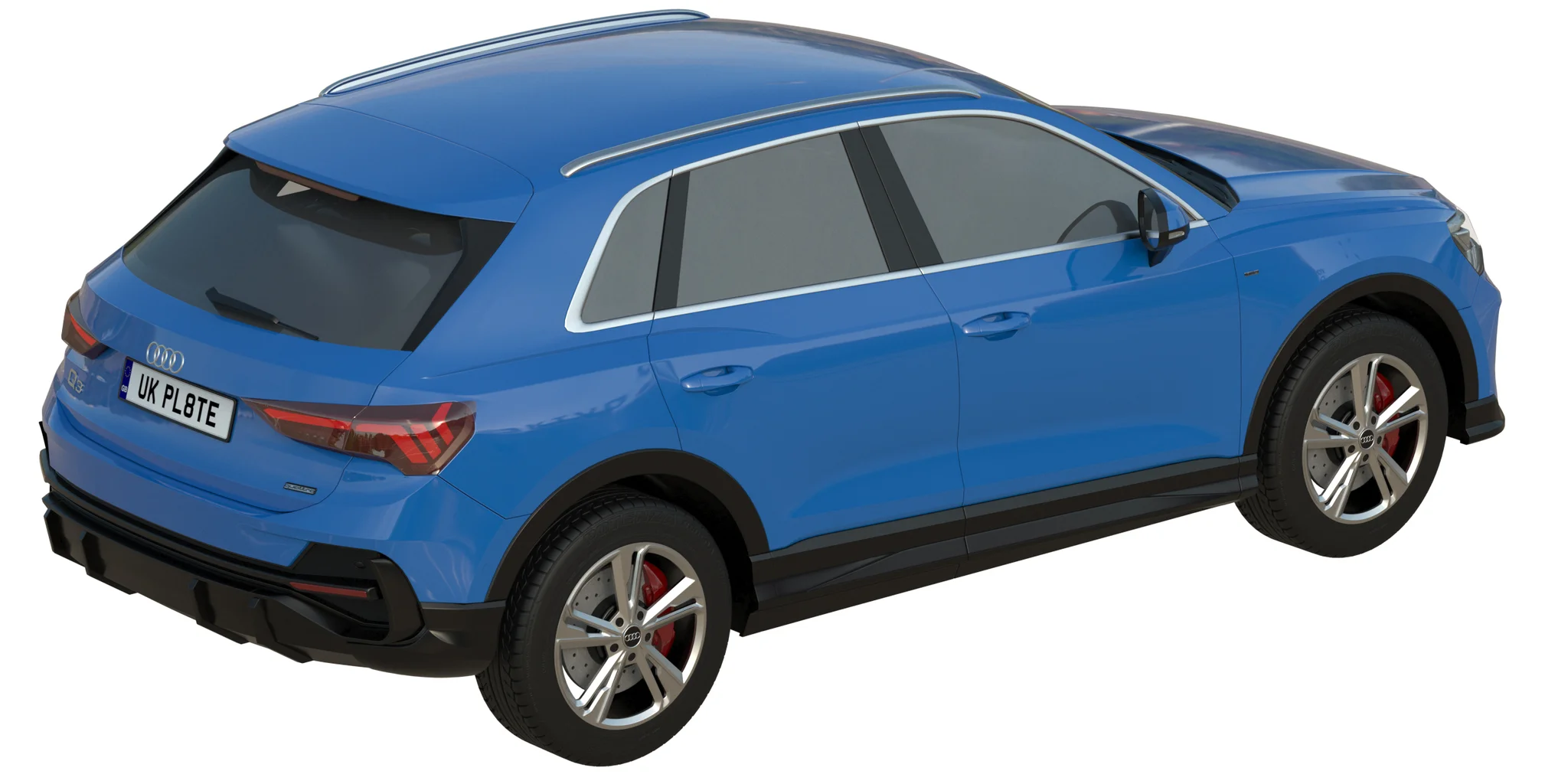 Audi Q3 2020, 3D model preview 41