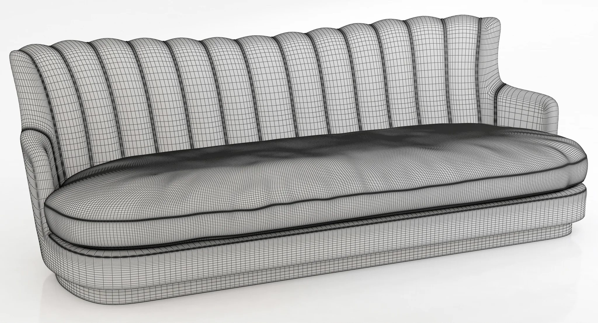 Brabbu Plum Sofa — 3D model preview 3