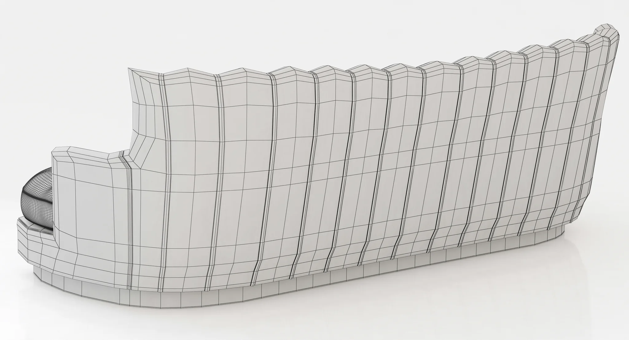 Brabbu Plum Sofa — 3D model preview 9