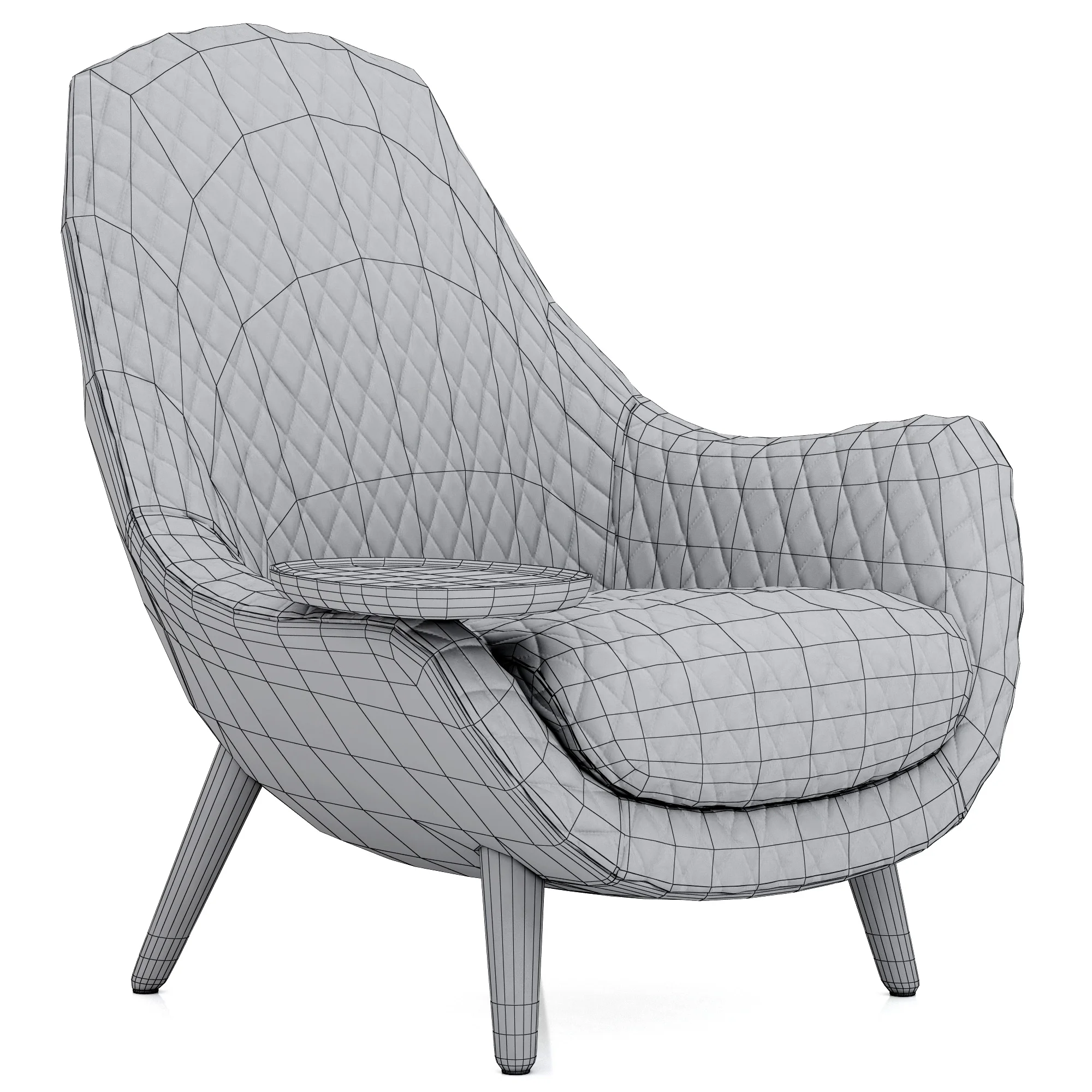 Poliform Mad King Capitone — 3D model preview 7