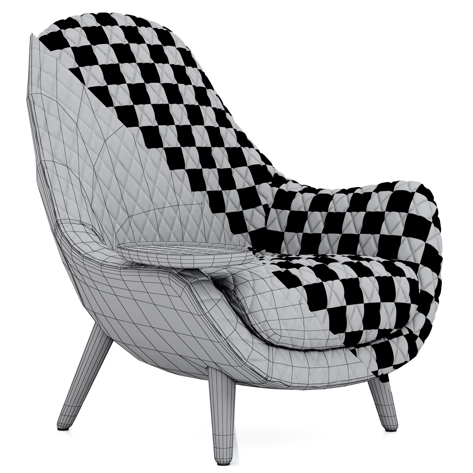 Poliform Mad King Capitone — 3D model preview 9