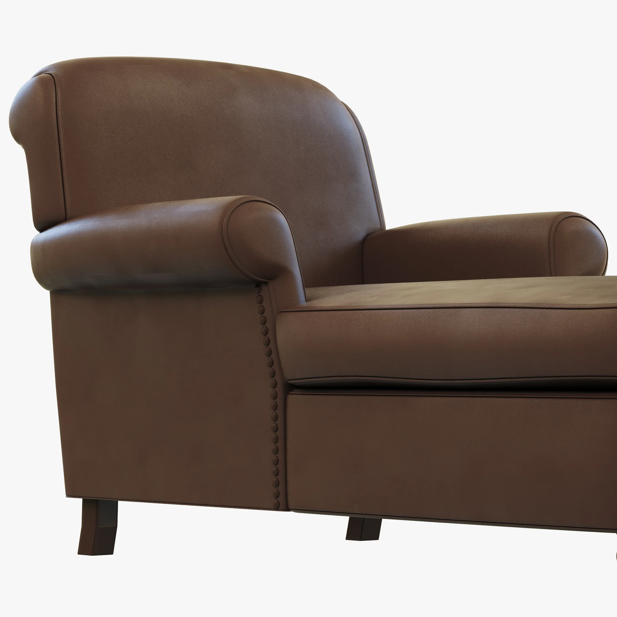 Baxter Damasco Love Seat — 3D model preview 4