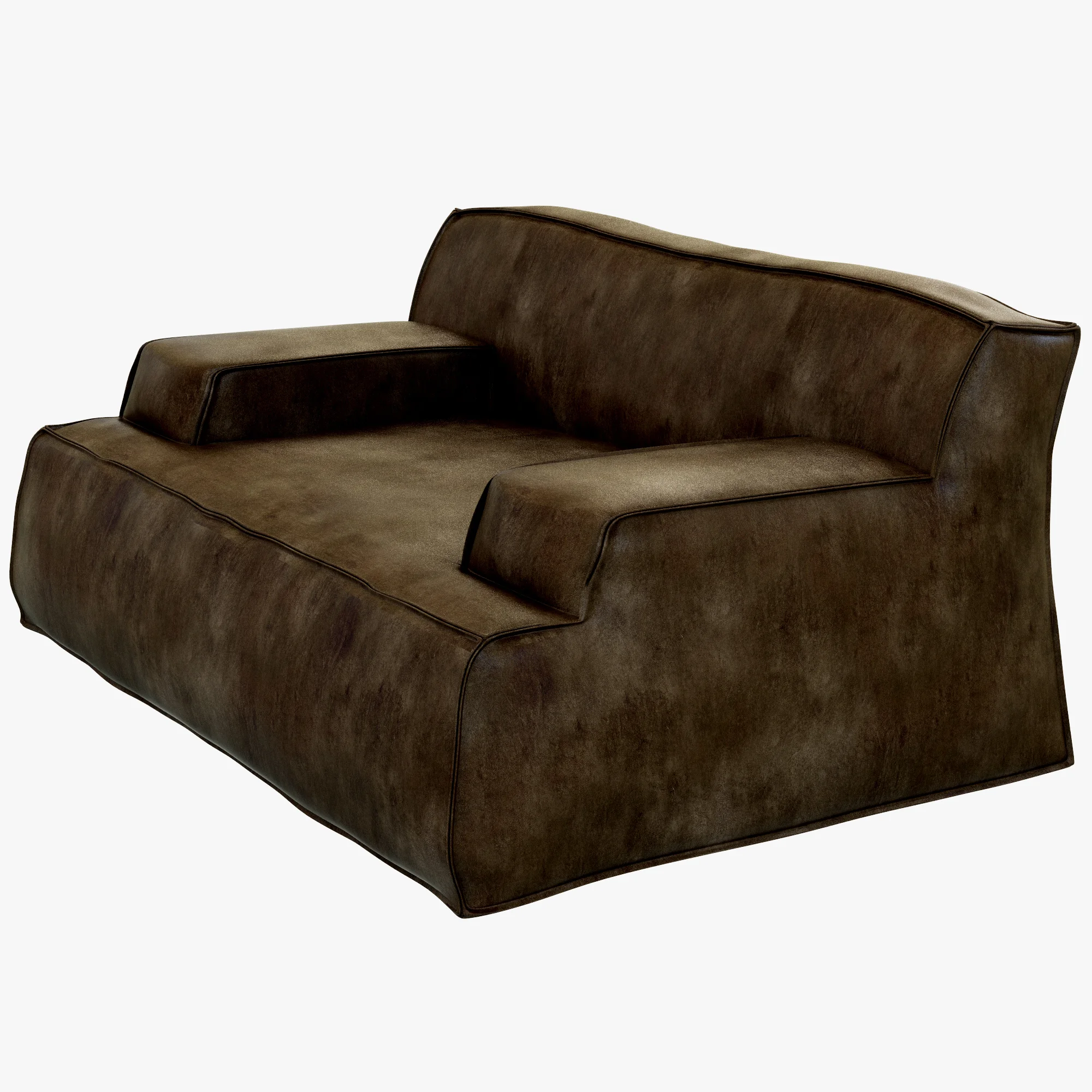 Baxter Damasco Love Seat — 3D model preview 7